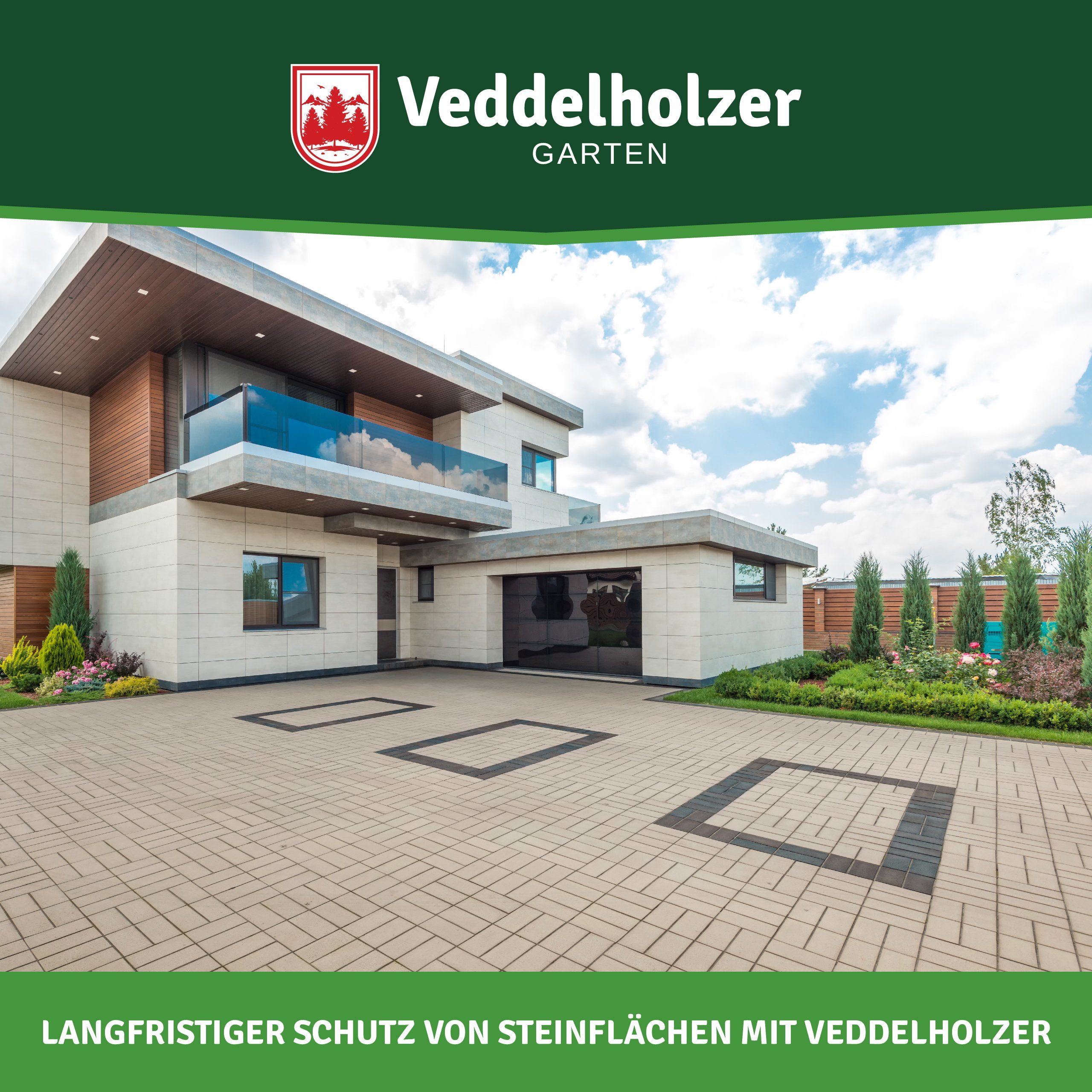 Veddelholzer Garten 5 L Steinversiegelung anwendbar Oberflächen saugfähigen Naturstein-Imprägnierung für universell
