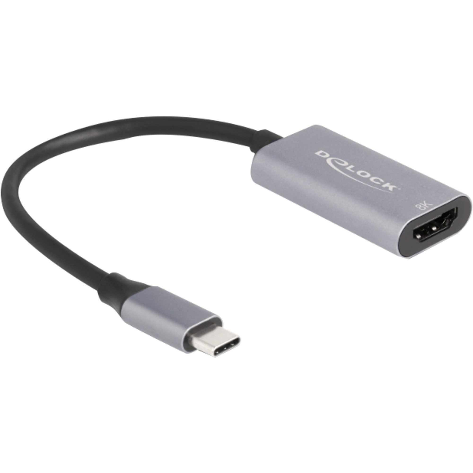 DeLOCK USB Adapter, USB-C Stecker > HDMI Buchse 8K Computer-Kabel