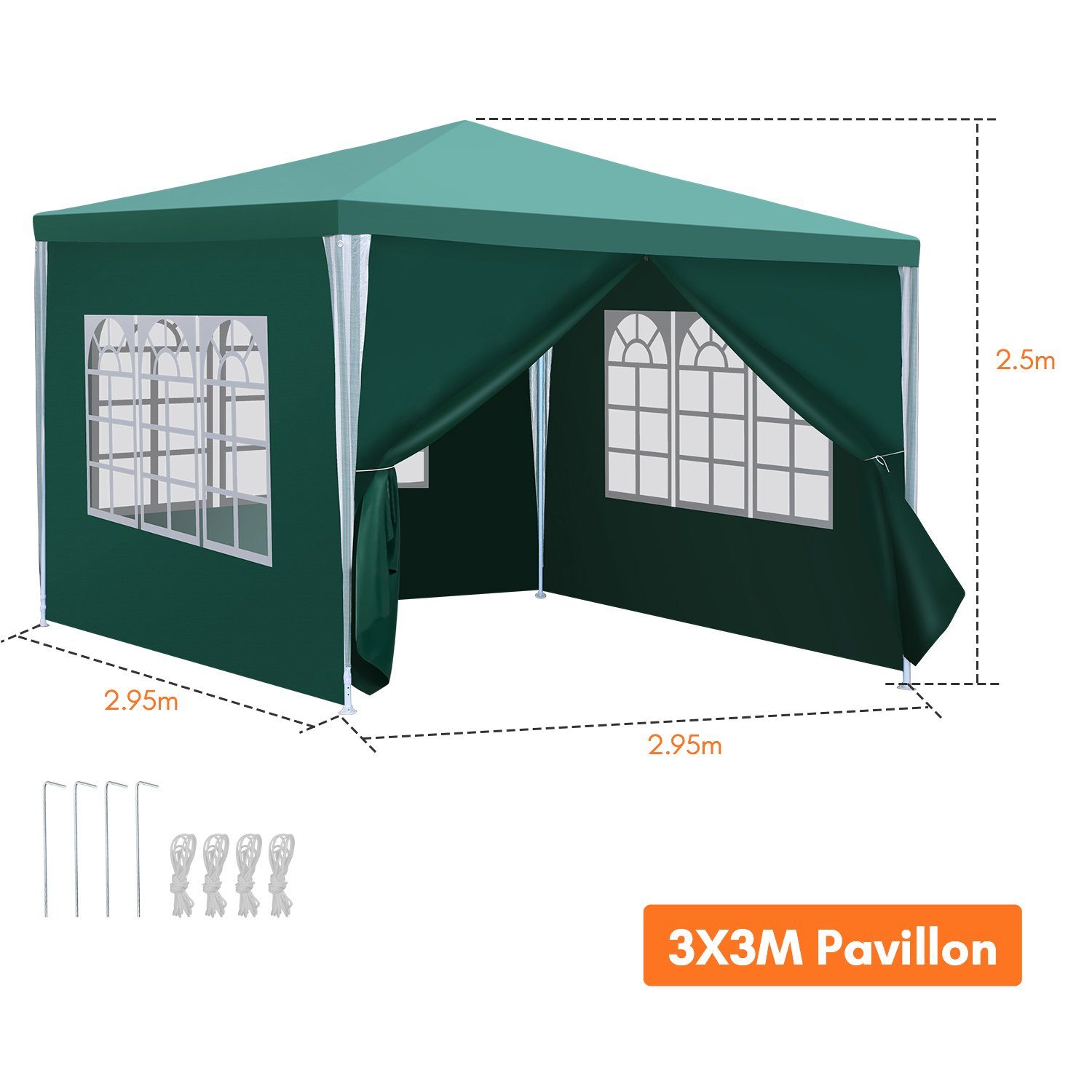 Clanmacy Pavillon Pavillon Wasserfest Markt Grillen günstig online kaufen