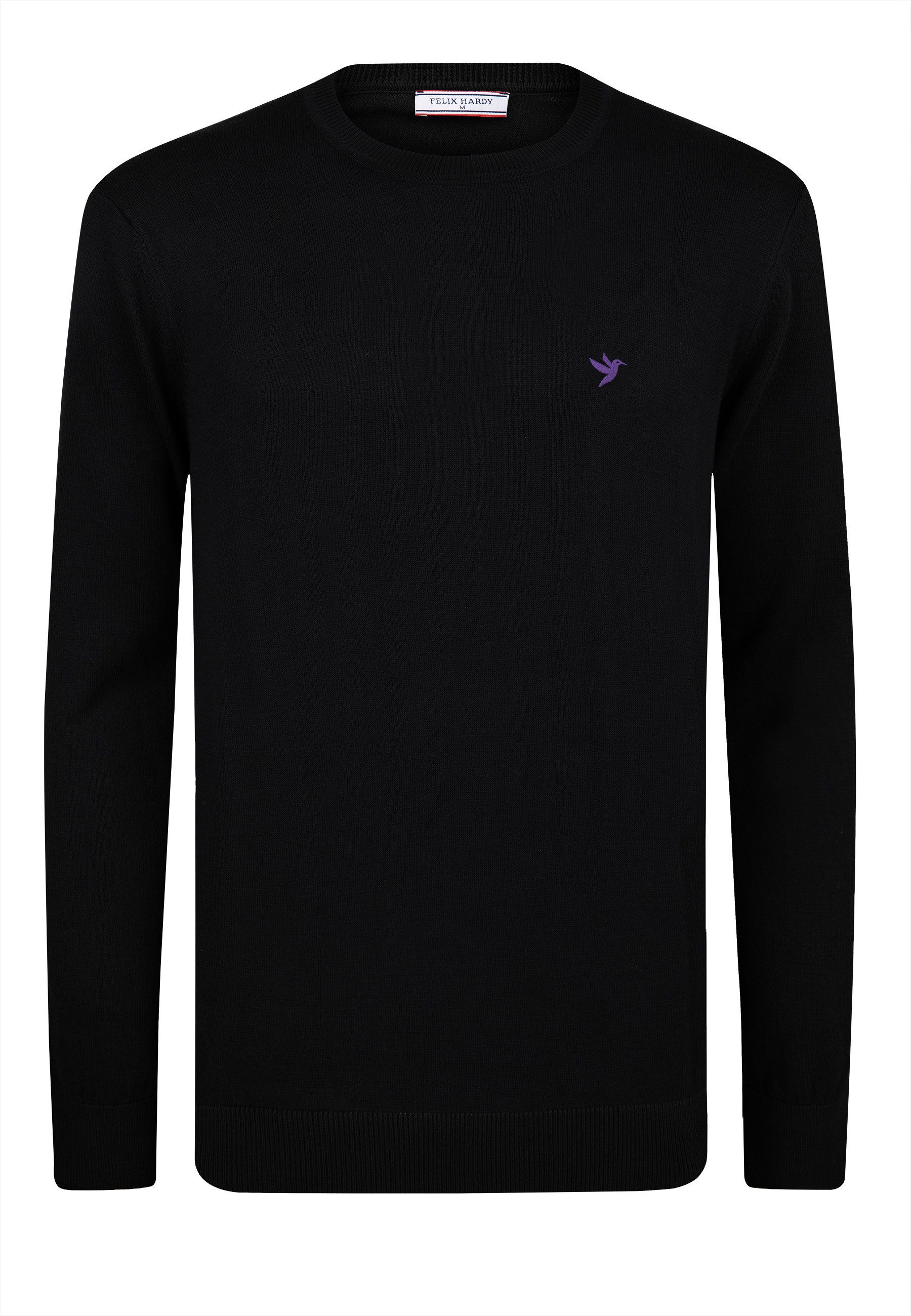 Felix Hardy Rundhalspullover Pullover mit Rundhalsausschnitt