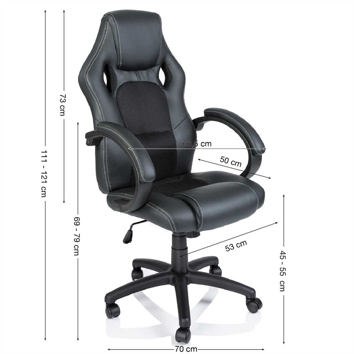 TRESKO Drehstuhl Racing Chefsessel Bürostuhl, Schreibtischstuhl, günstig online kaufen
