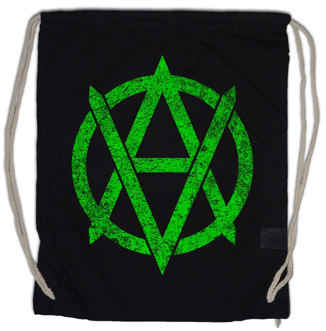 Turnbeutel Vegananarchism Symbol Turnbeutel OMG Veganismus Vegetables
