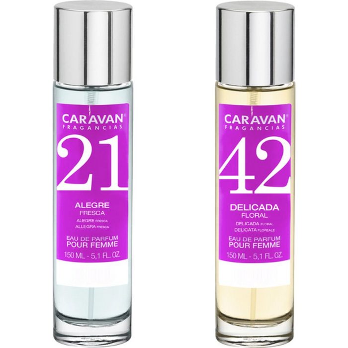 CARAVAN Styles Eau de Parfum SATZ VON 2 PARFÜMS KARAWANE FÜR FRAUEN Nº42 UND Nº 21