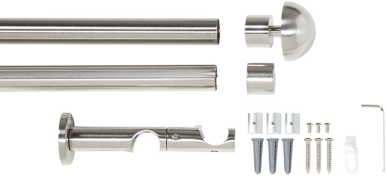 Good Life Kombi-Vorhangstange "Redondo" Ø 20 mm 2 läufig-läufig Fixmaß günstig online kaufen