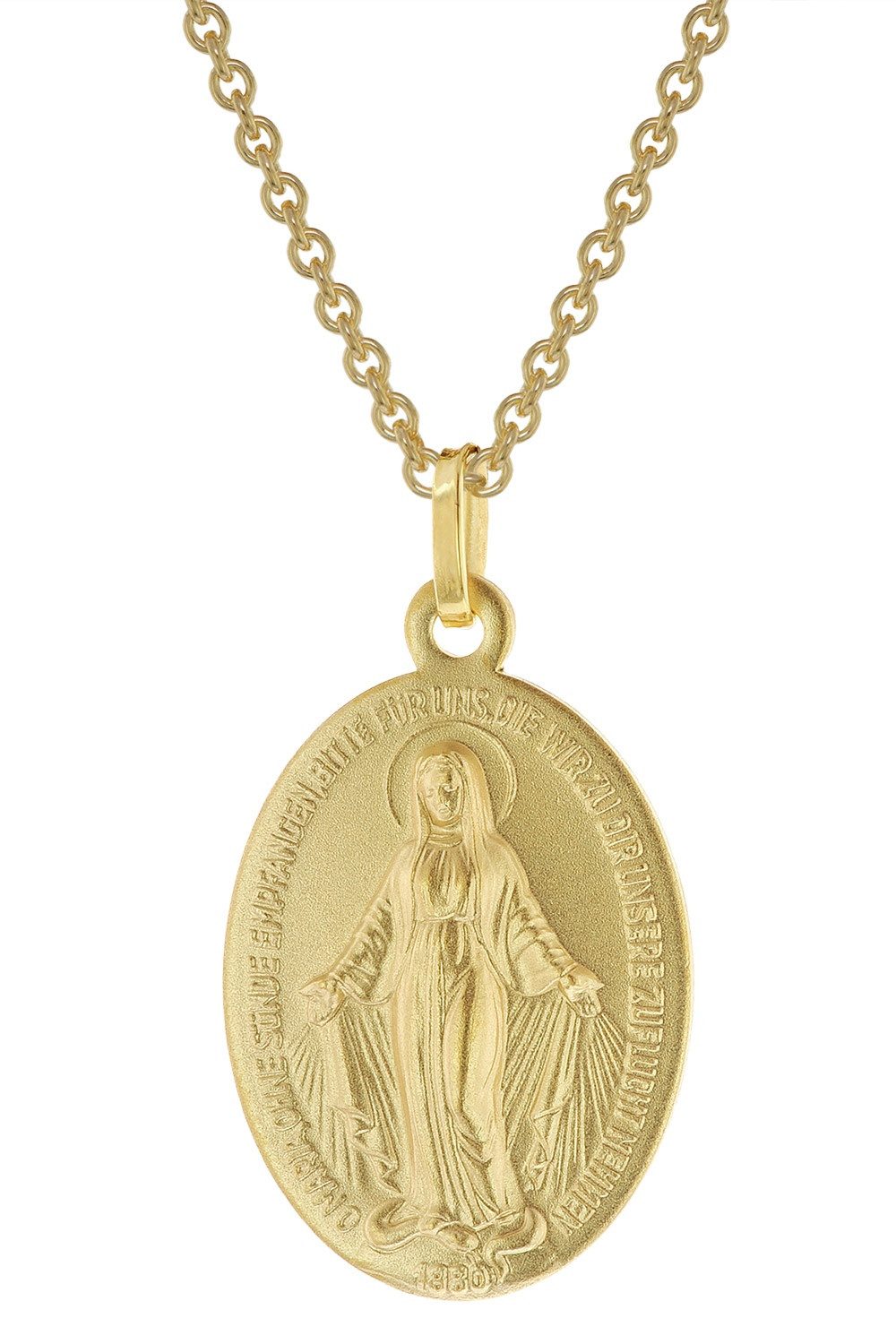 trendor Kette mit Anhänger Milagrosa Gold 333/8K Madonna mit vergoldeter Si günstig online kaufen