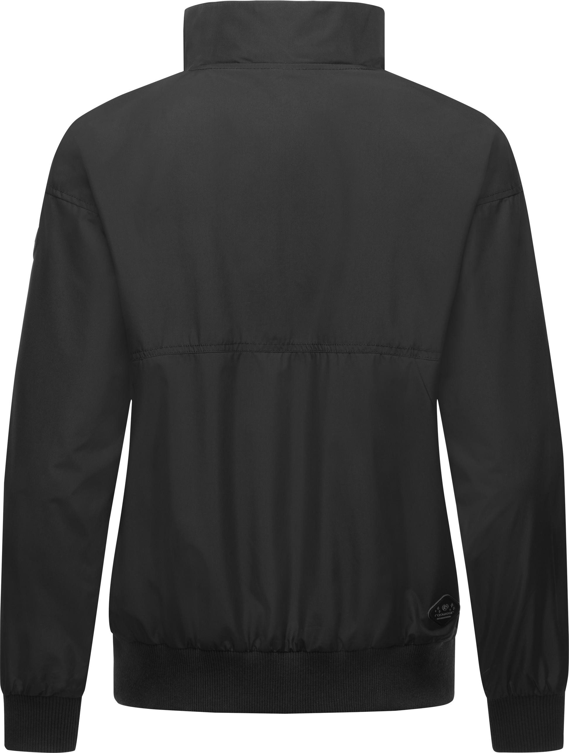 Ragwear Outdoorjacke Goona stylische, wasserdichte Übergangsjacke mit hohem Kragen