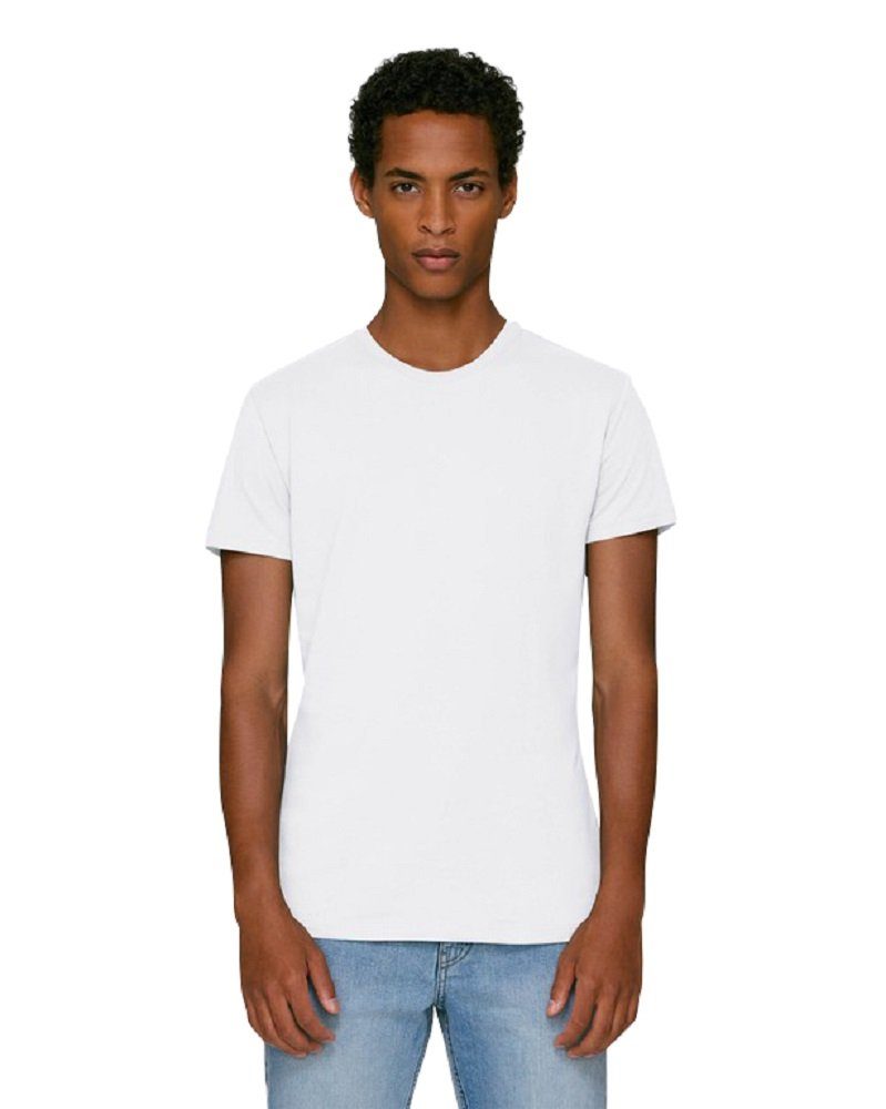 Hilltop T-Shirt Hochwertiges enganliegendes Herren T-Shirt / slim fit / aus  100% Bio-Baumwolle. Eignet sich hervorragend zum bedrucken. (z.B.: mit  Transfer-Folien/Textilfolien)