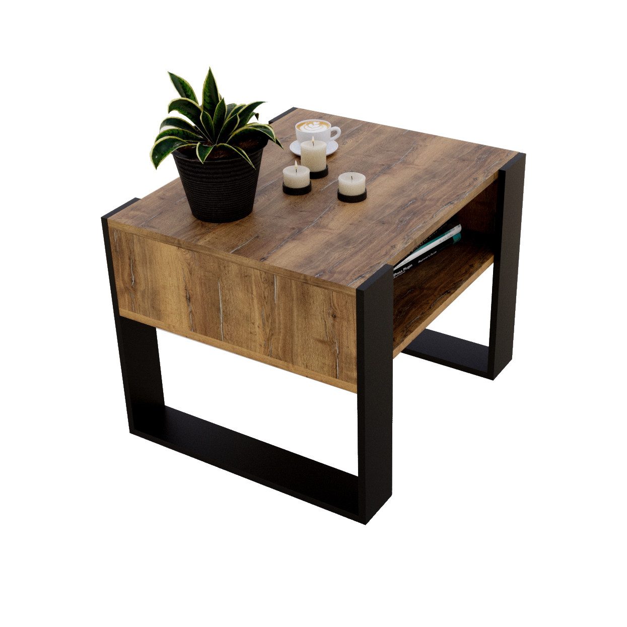 CraftPAK Couchtisch aus hochwertigem Holz mit günstig online kaufen