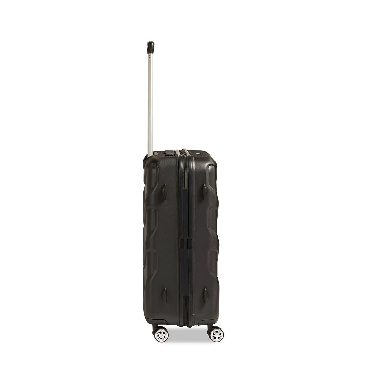 Stratic Hartschalen-Trolley Stratic Arrow 2 Hartschalen-Koffer M 65 cm schwarz, 4 Rollen