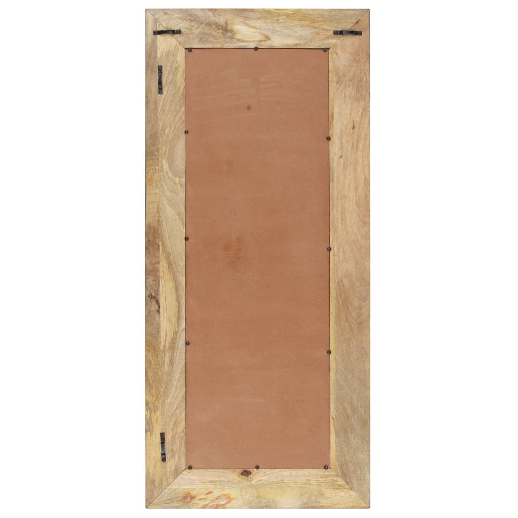 vidaXL Spiegel Spiegel 110x50 cm Massivholz (1-St)