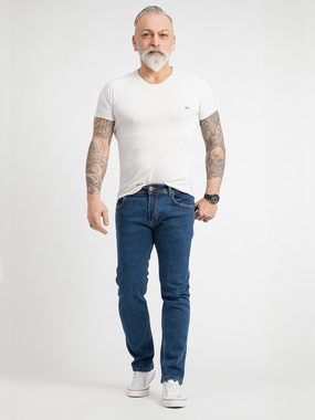 Rock Creek Regular-fit-Jeans Herren Jeans Stonewashed Blau RC-2418