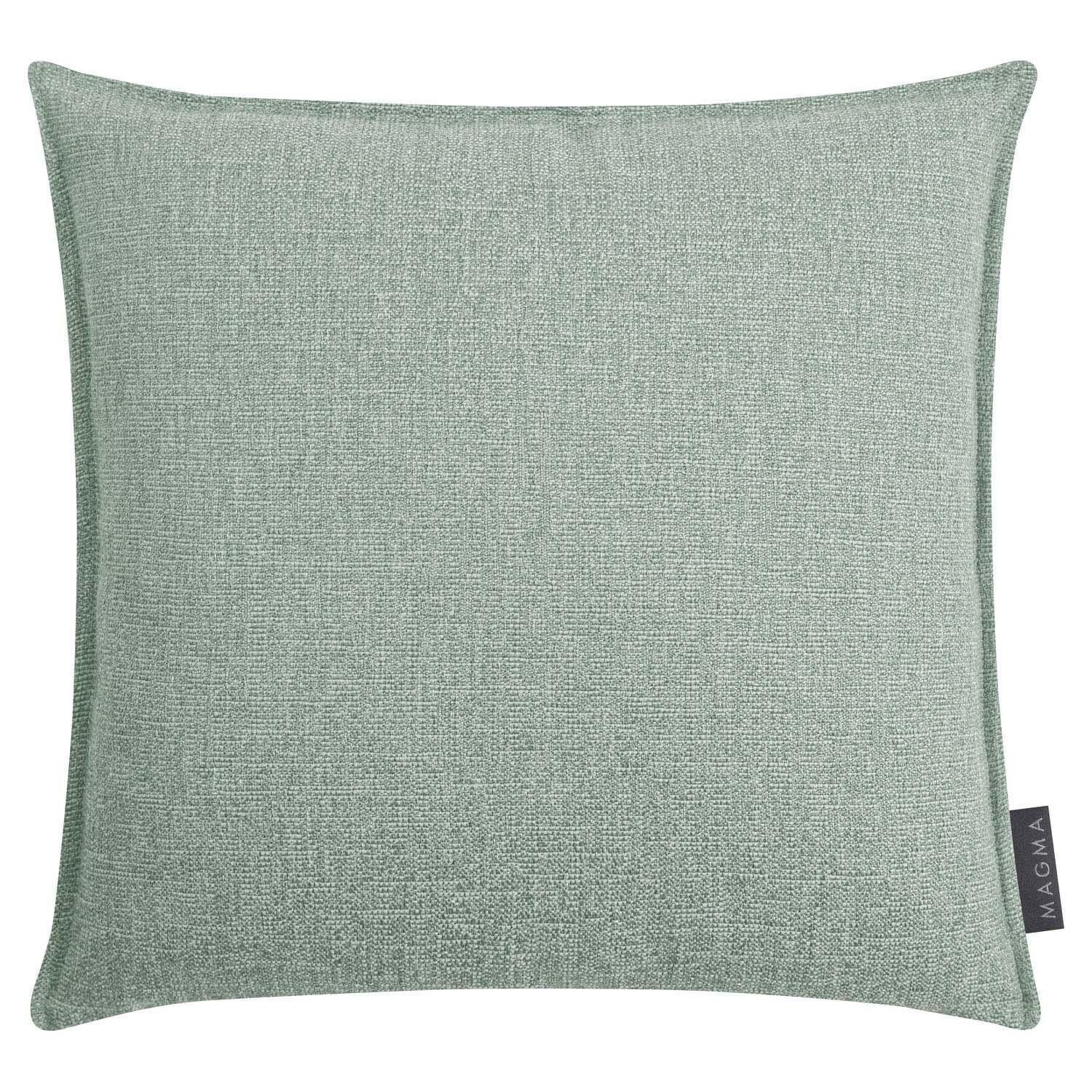 Magma Heimtex Kissenhülle Kissenhülle NEVA, B 40 cm, L 40 cm, Salbeigrün, (1 Stück), Polyester, Leinen, mit Reißverschluss