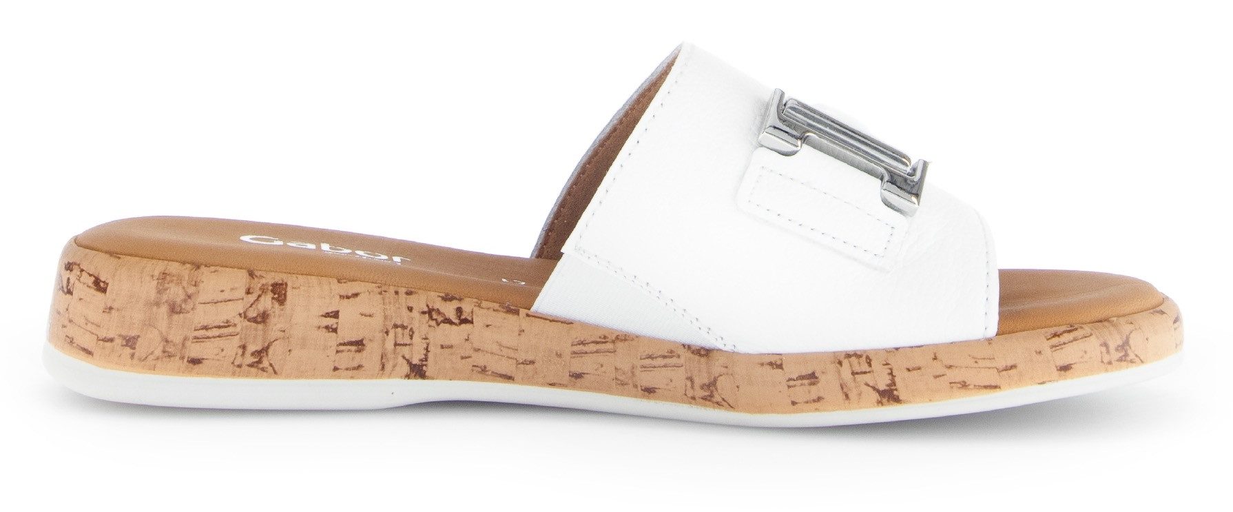 Gabor RHODOS Pantolette, Sommerschuh, Schlupfschuh Komfortschuh in Weite G (weit)