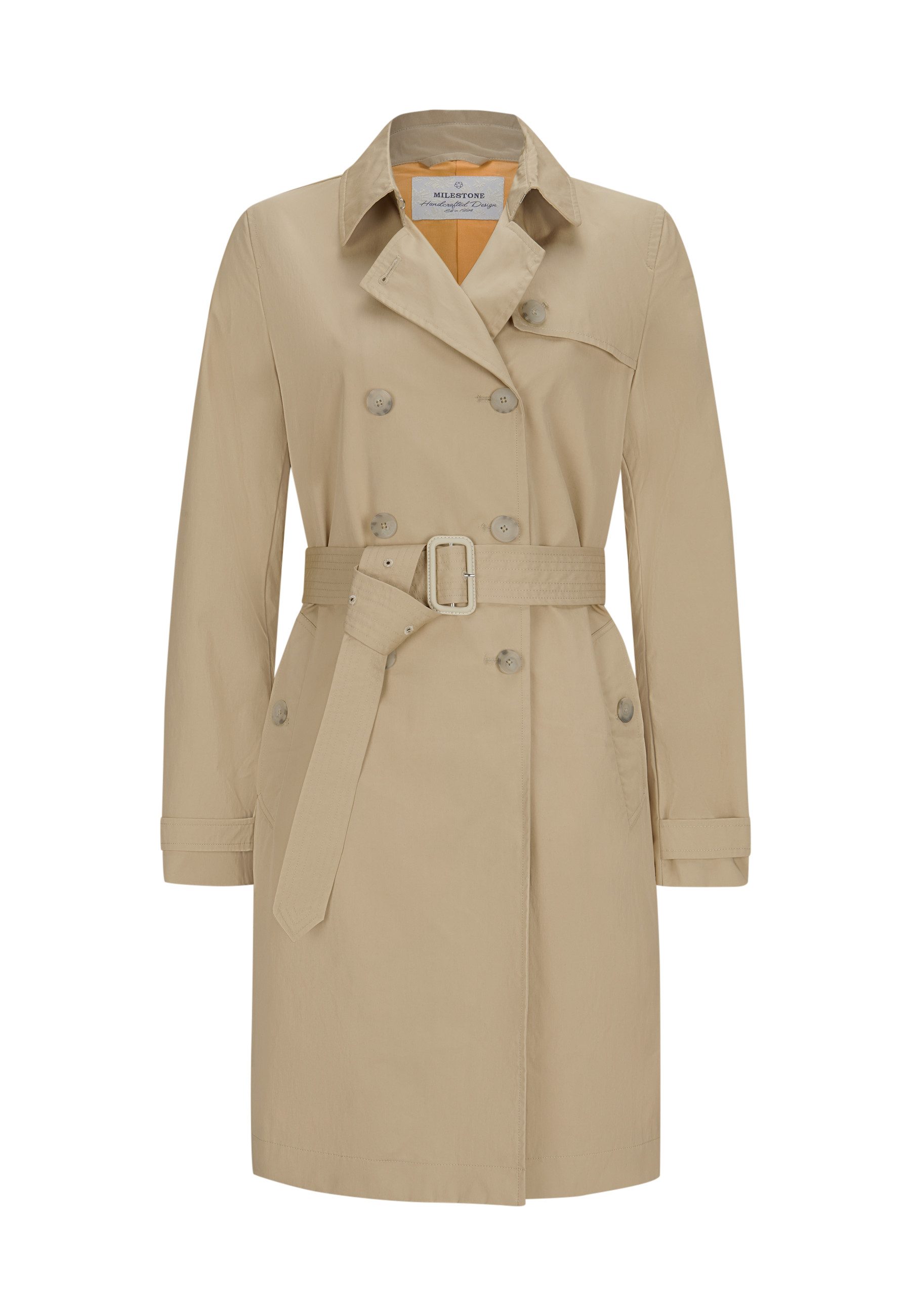 Trenchcoat MSCamilla Damen Mantel Jacke lang Knöpfe