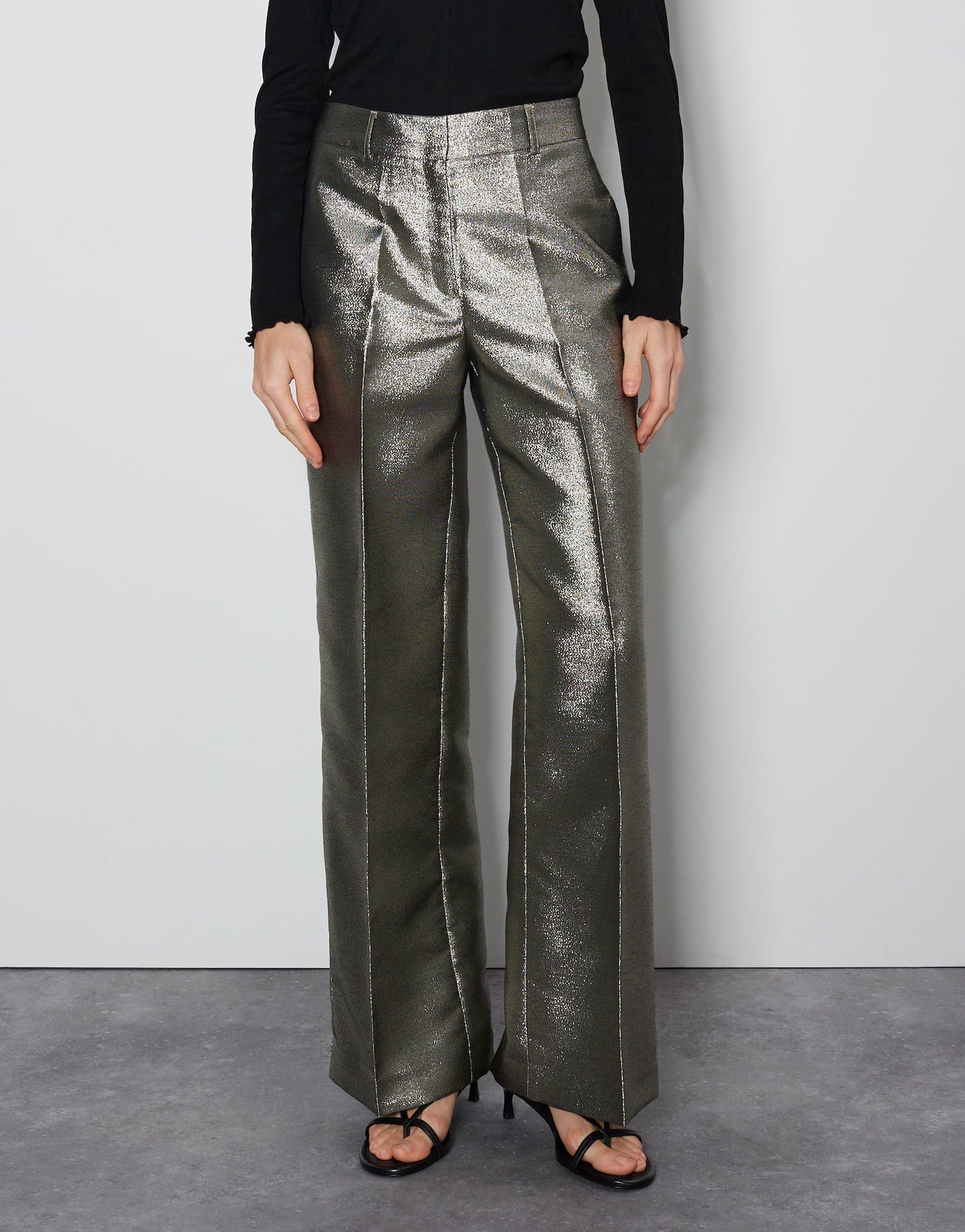 someday Anzughose Anzughose CATSBY GLAM Wide mit Schimmer Effekt günstig online kaufen