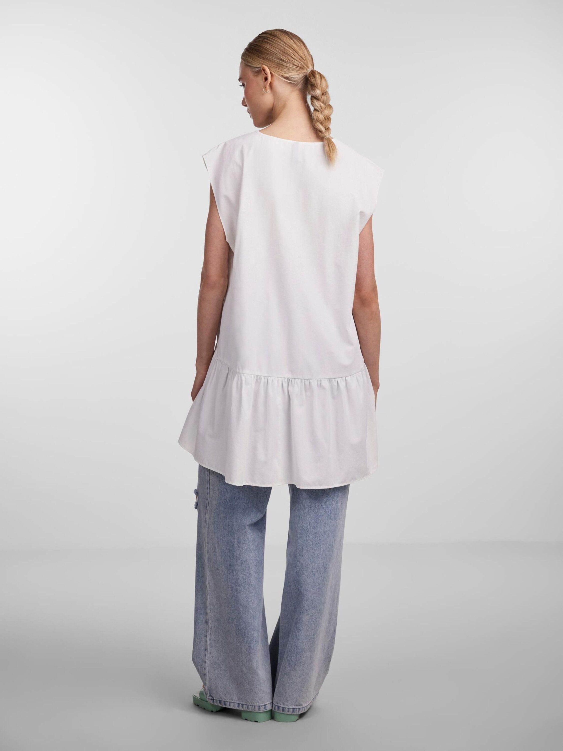 pieces Minikleid MUSTA (1-tlg) Volant