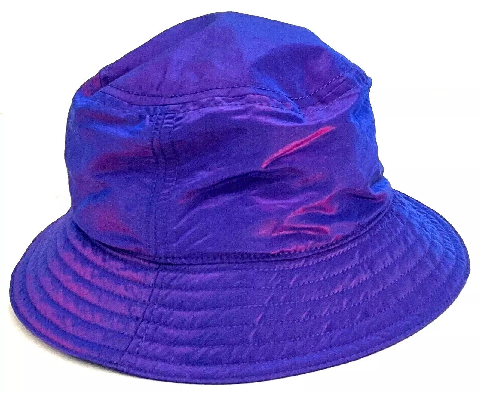 BURBERRY Fischerhut Burberry Damen Fischerhut, BURBERRY IRIDESCENT NYLON BUCKET HAT Made in Italy, Bucket Hat