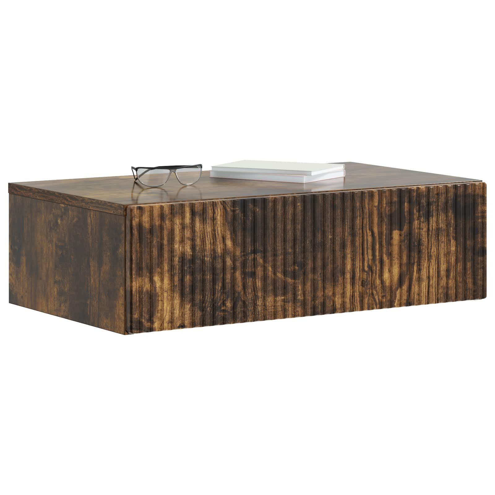 vidaXL Schranksystem Wandmontierter Beistelltisch 59 x 34,5 x 17 cm Holzwerkstoff (1-St)