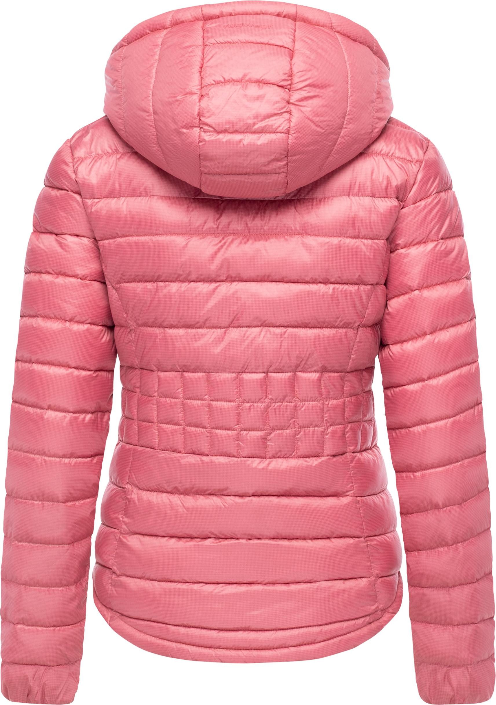 Ragwear Steppjacke Bobie leichte, gesteppte Damen Jacke mit abnehmbare Kapuze