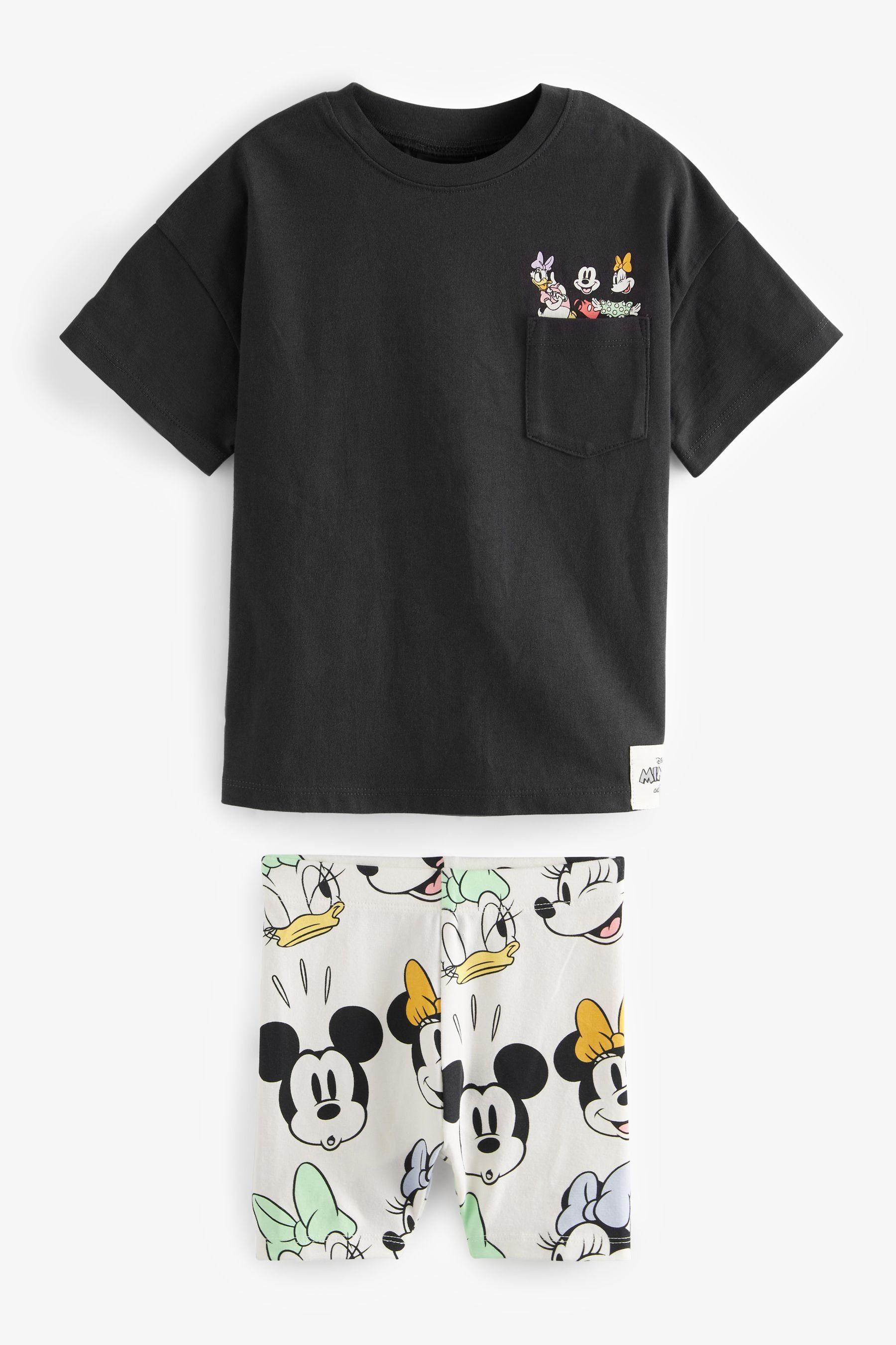 Next T-Shirt & Shorts Minnie Mouse T-Shirt und Radlershorts im Set (2-tlg)