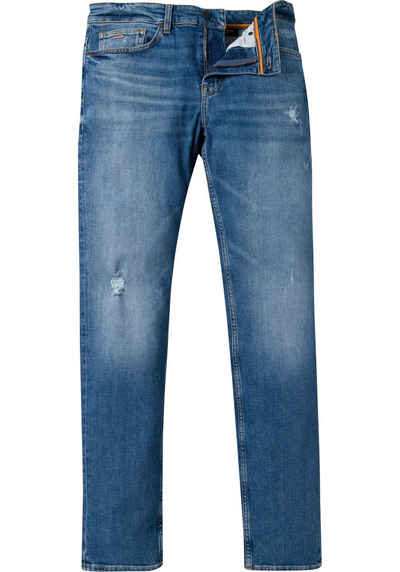 BOSS ORANGE Slim-fit-Jeans mit BOSS Metallplakette am Münzfach