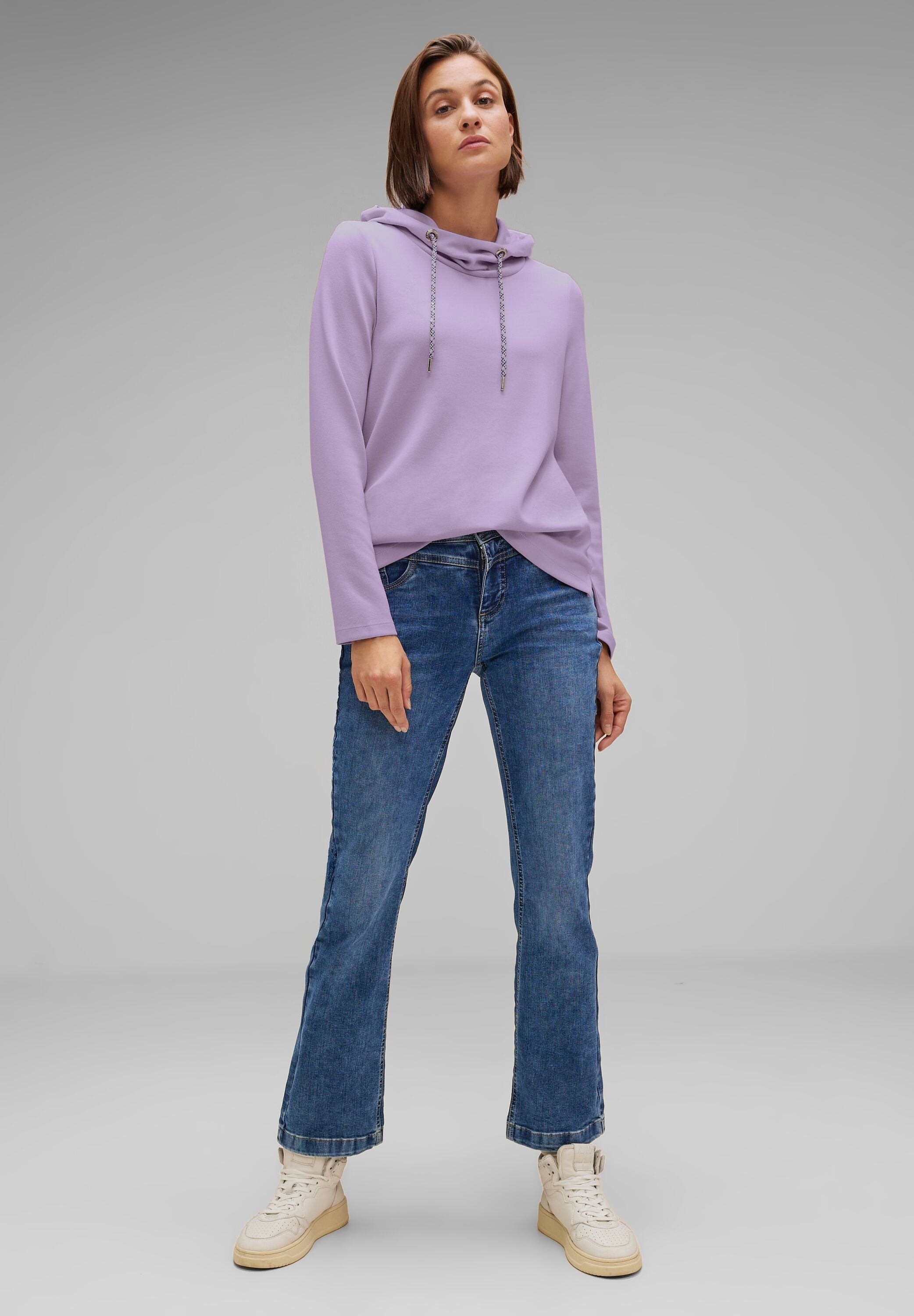 ONE pure STREET soft lilac Strickpullover