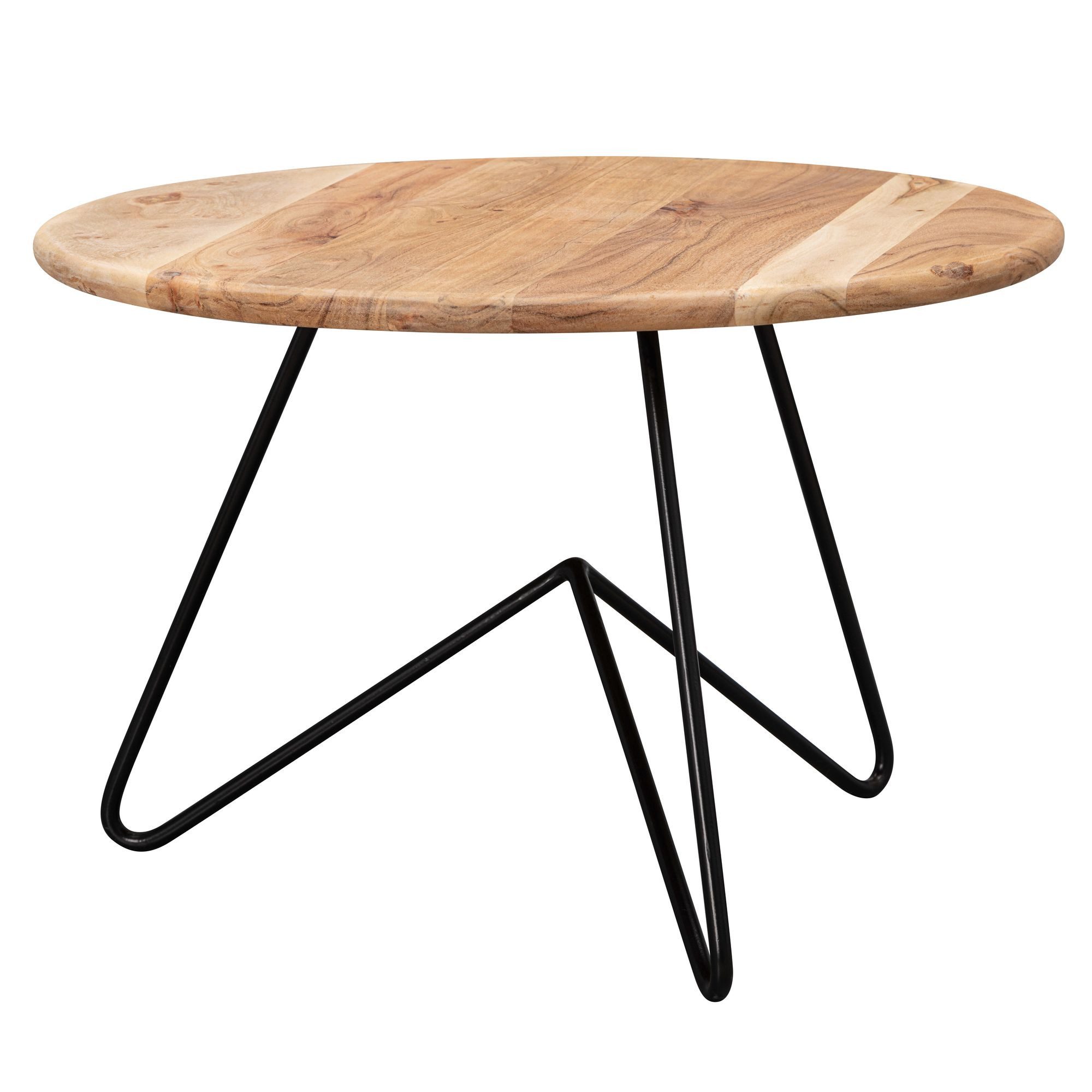 FINEBUY Couchtisch FB54887 (60x39,5x60 cm Akazie günstig online kaufen
