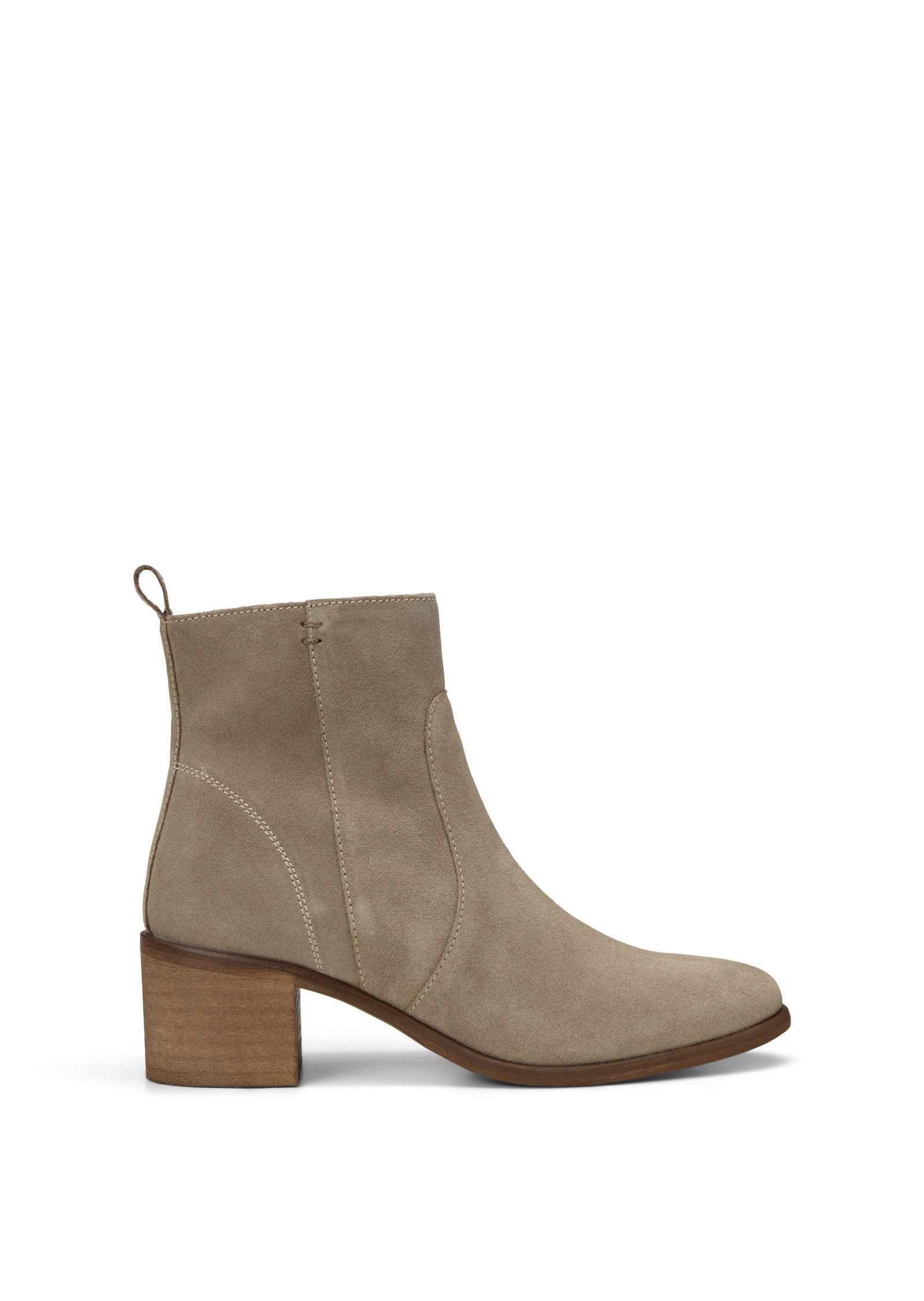 Marc O'Polo aus weichem Veloursleder Stiefelette