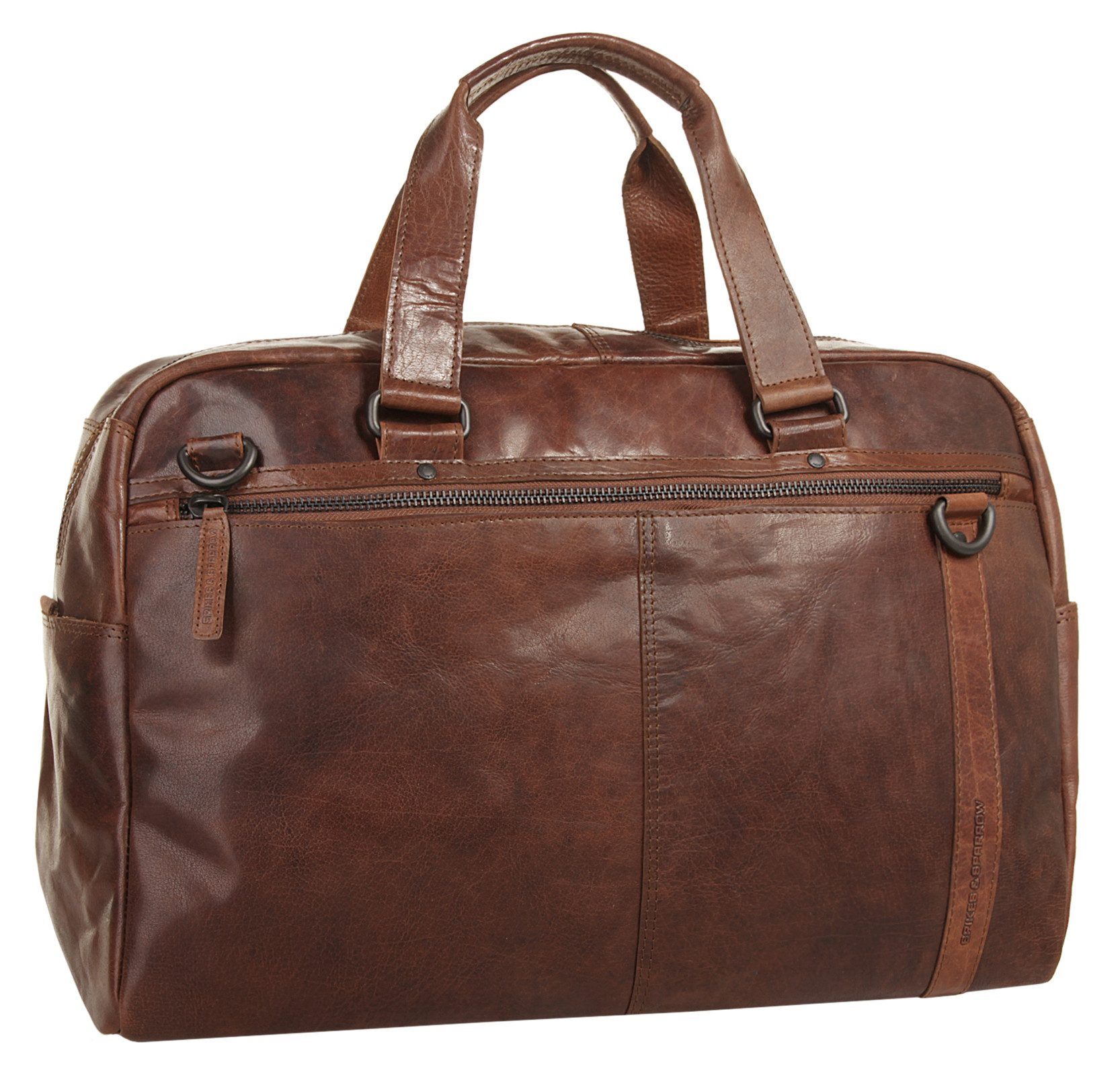 Spikes & Sparrow Reisetasche, echt Leder