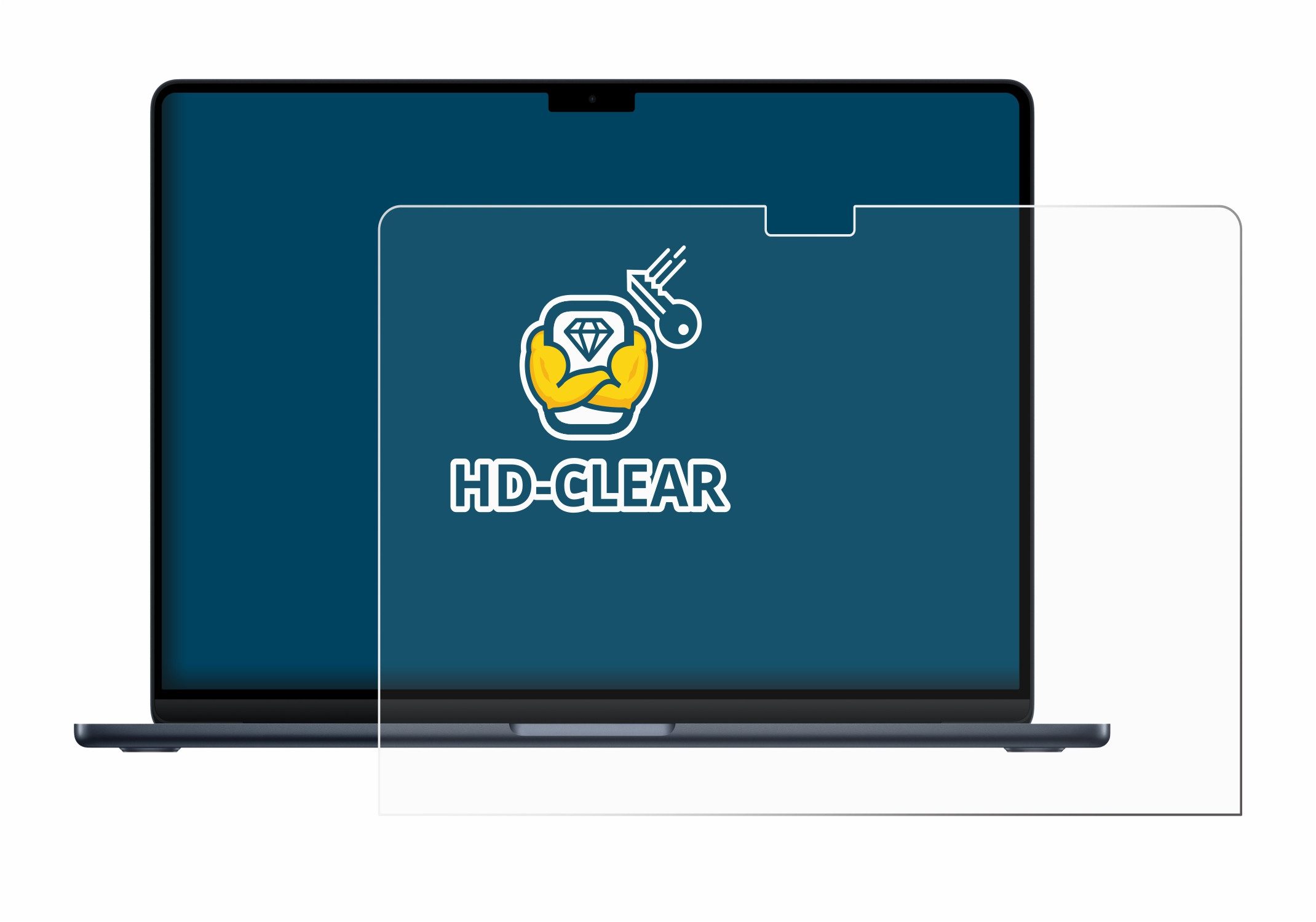 BROTECT Displayschutzfolie Schutzfolie für Apple MacBook Air 15" M5 2026, Displayschutz Schutz Folie Klar Transparent – Bild 2 von 5