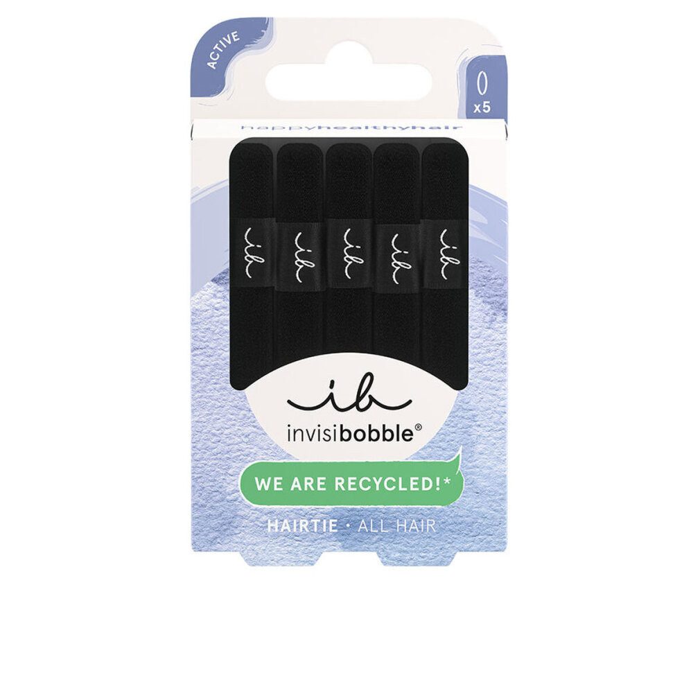 invisibobble Haarklemme HAIR TIE Black 5 Stück