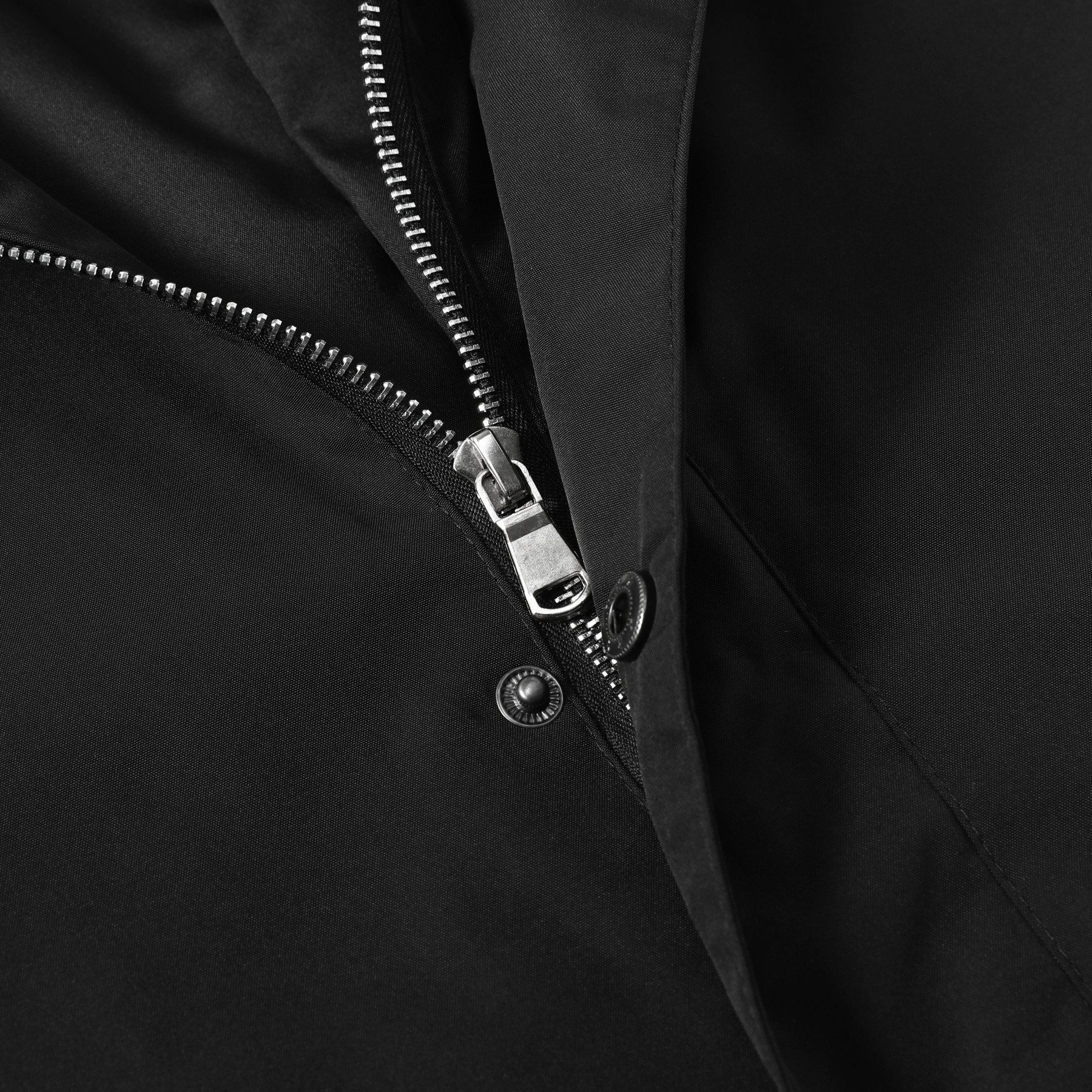 Allthemen Trenchcoat Herren Mittellanger Trenchcoat mit Kapuze Wasserabweisend Business – Bild 5 von 5
