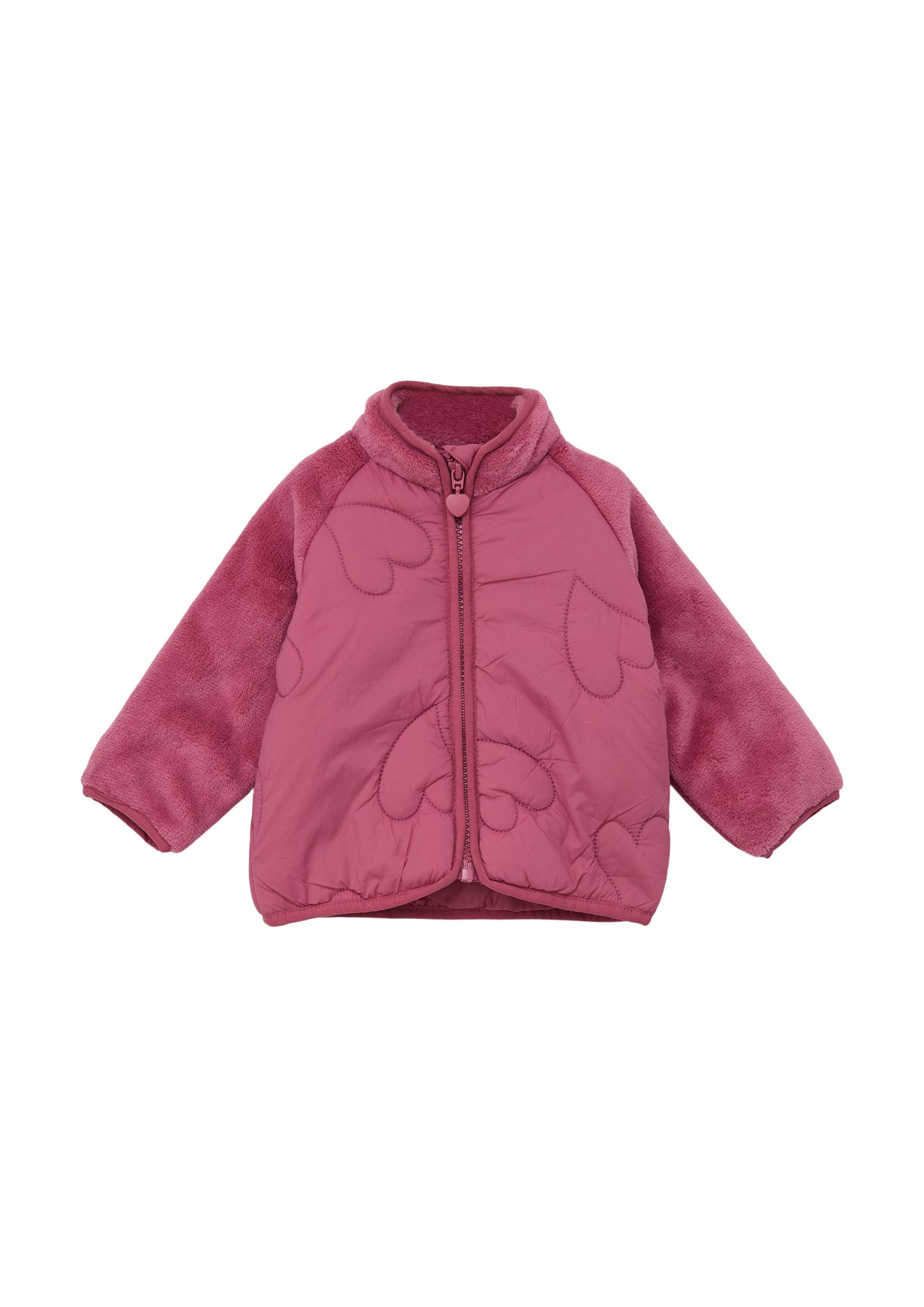 Blousonjacke s.Oliver Artwork im Fabricmix Outdoorjacke Paspel,