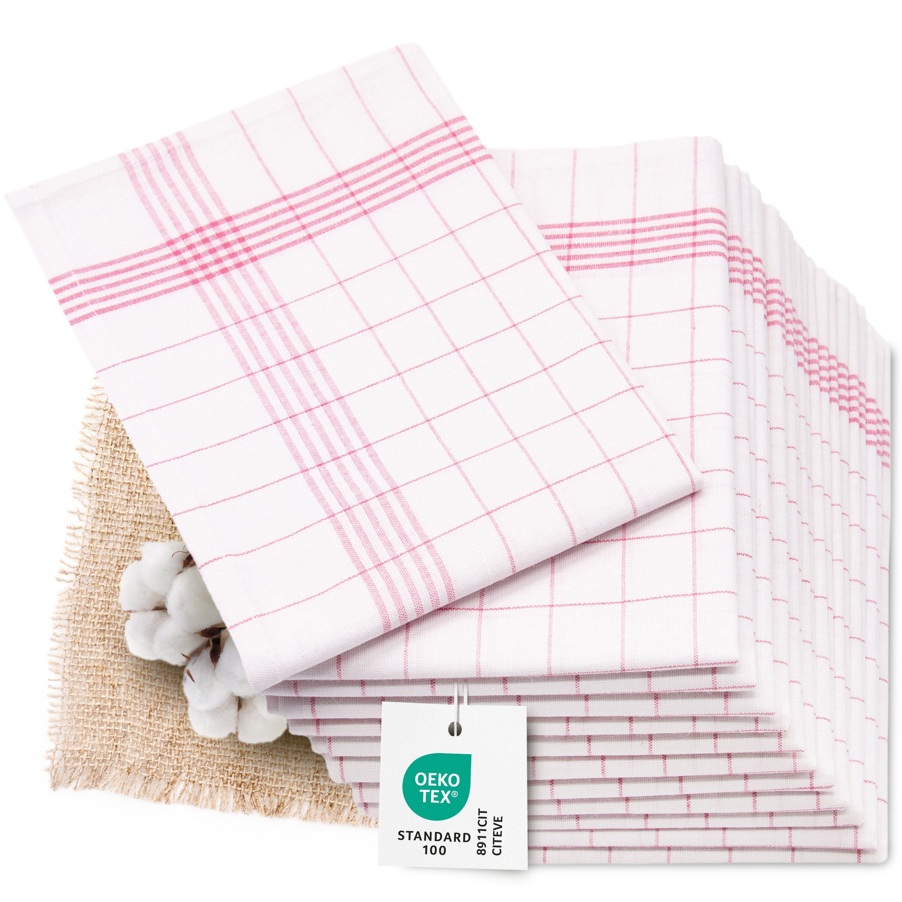 ZOLLNER Geschirrtuch, (Set, 12-tlg), 60 x 80 cm, 55% Baumwolle, 45% Leinen, günstig online kaufen