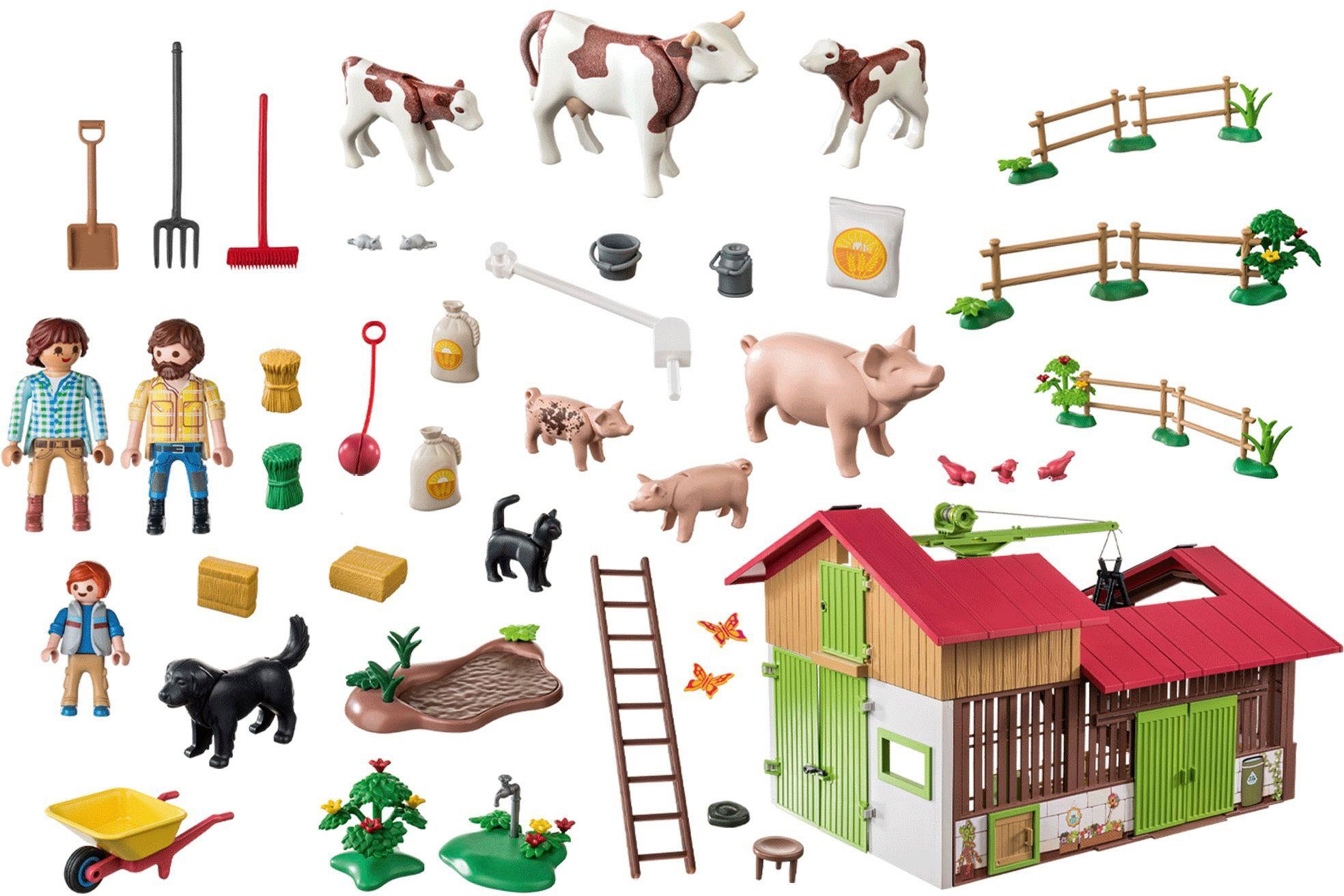Playmobil® Großer Bauernhof (71304), Country Konstruktions-Spielset, (182 S günstig online kaufen