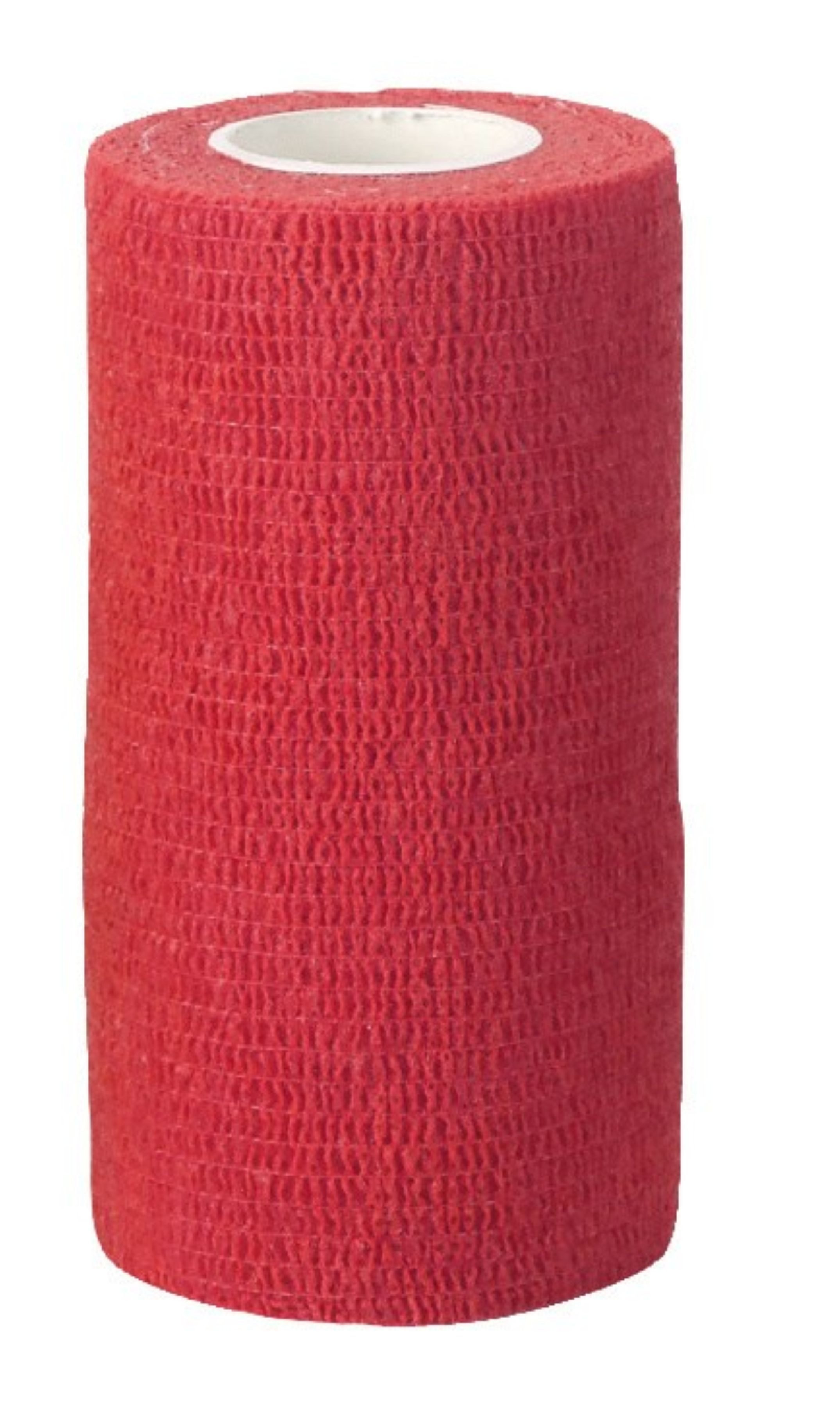 Pferdebandage Kerbl EquiLastic selbsthaftende Bandage, rot, 10cm breit, 12 Stück