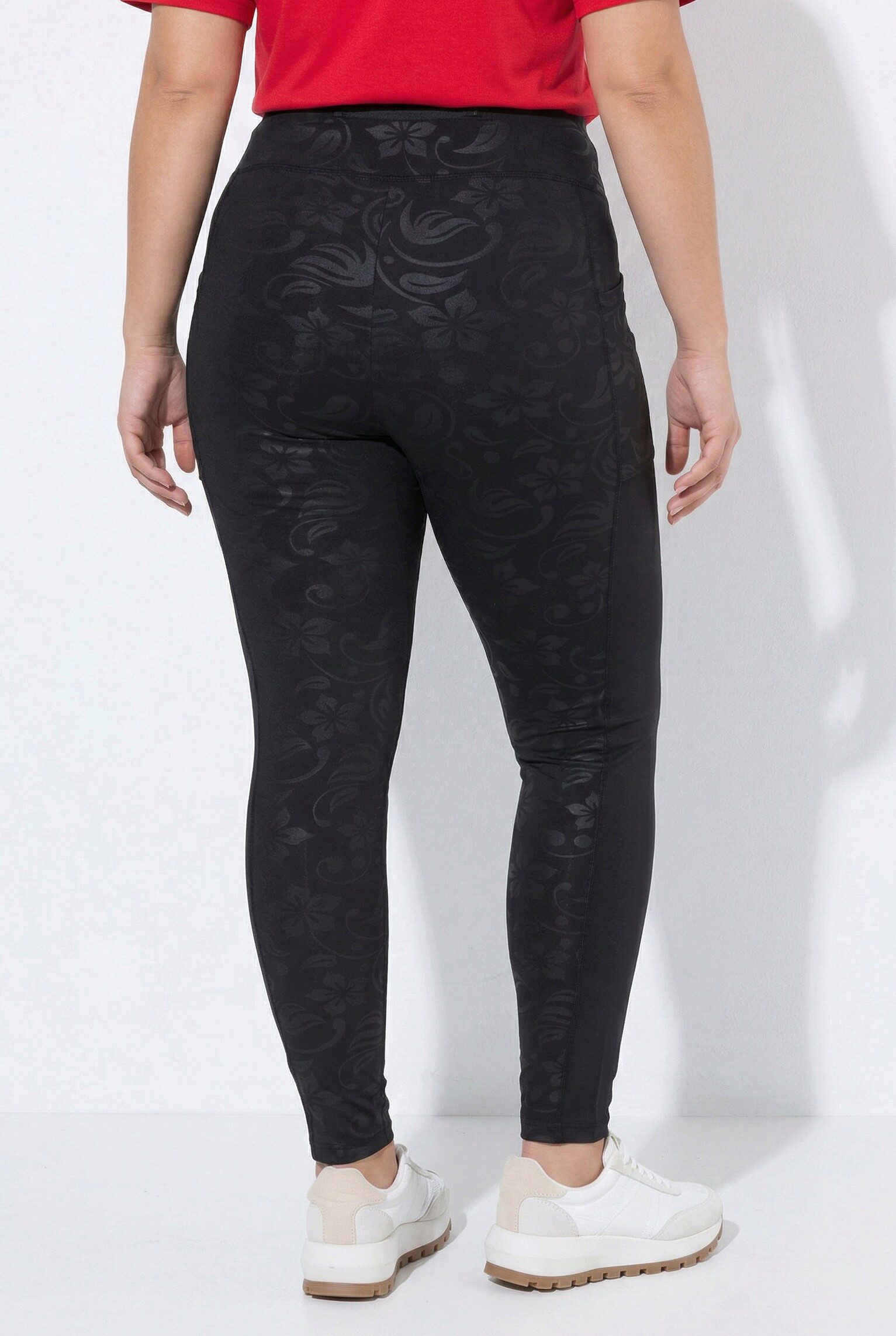 Ulla Popken Leggings Sportleggings High Waist schnelltrocknend