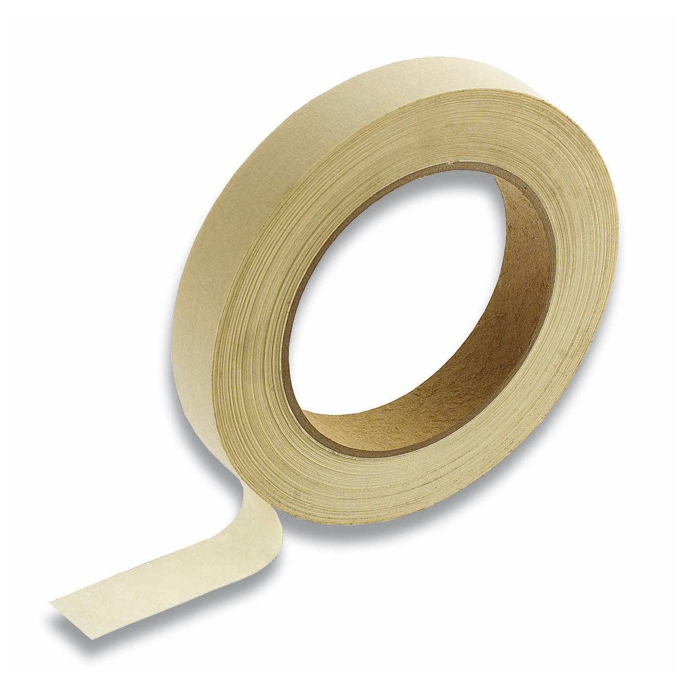 Cimco Klebeband Flachkrepp-Papier-Abklebeband, Breite 50 mm, Länge 50 m, beige