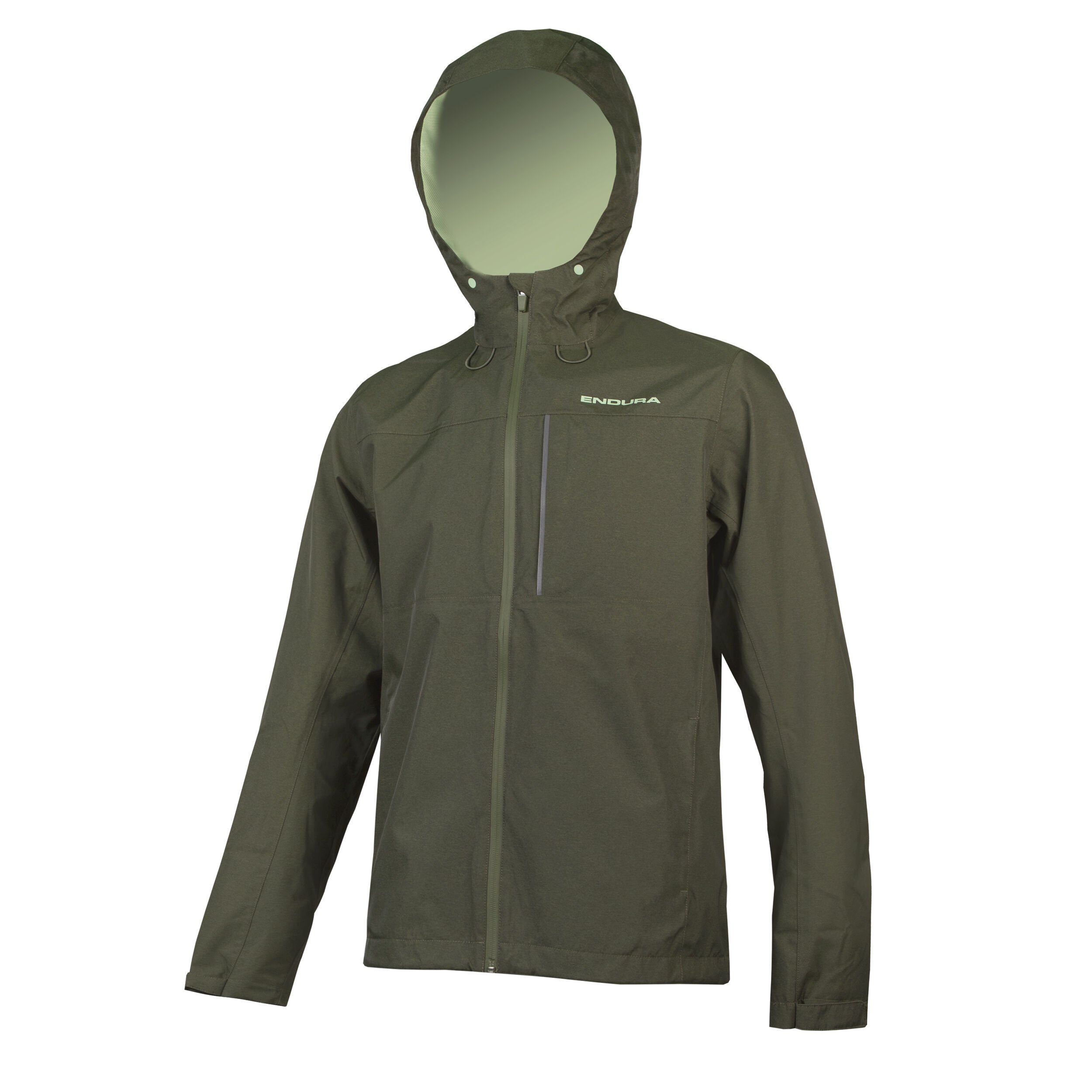 Endura Funktionsjacke (1-St) mit Sturmlasche hinter dem Frontreißverschluss