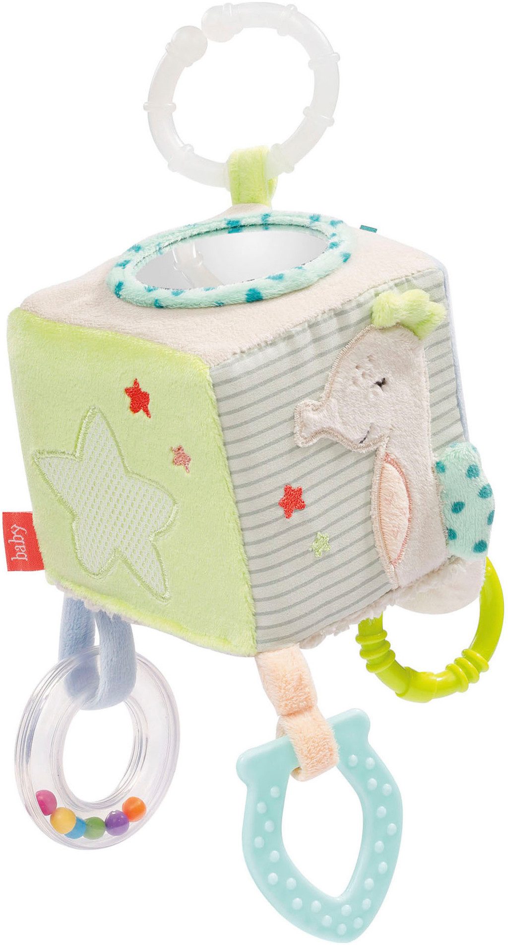 Fehn Greifspielzeug Meereskinder, Activity-Würfel, inklusive Befestigungsri günstig online kaufen