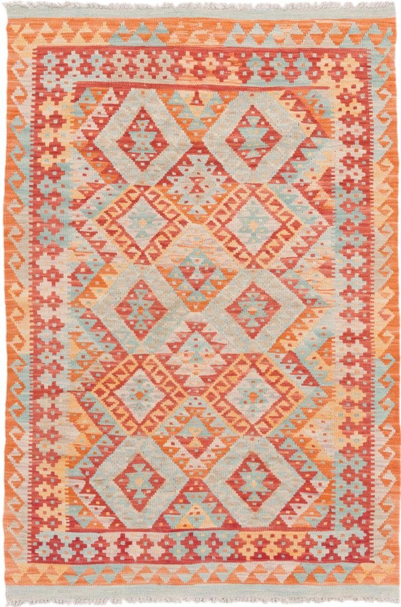 Orientteppich, Handgewebter Kelim Orientteppich Trading, mm rechteckig, Afghan Nain 103x150 Höhe: 3