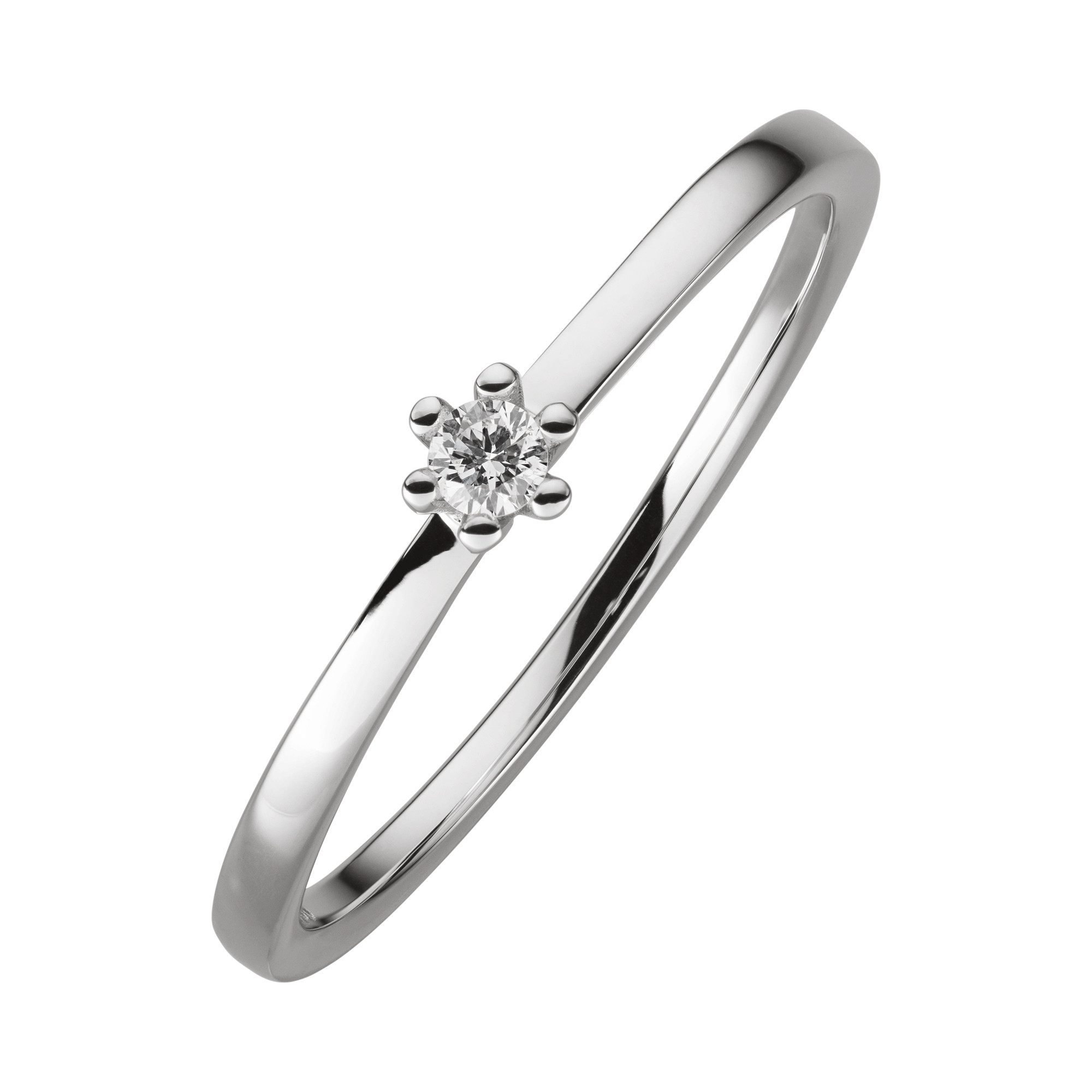 Orolino Fingerring Gold 750 mit Brillant günstig online kaufen