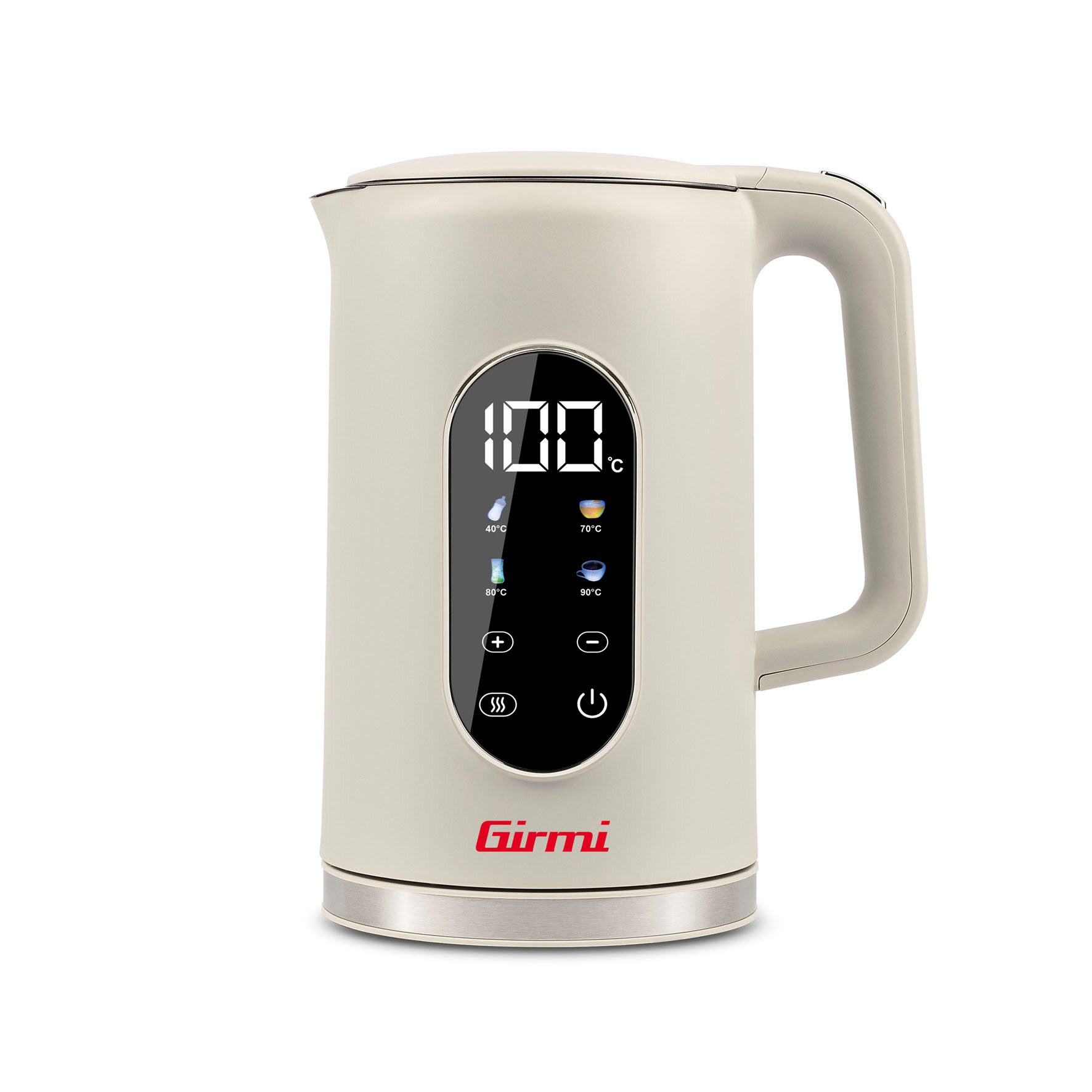 Girmi Wasserkocher BL9101, 1.7 l, 1,7 l, Touchdisplay, Temperaturwahl, Warmhaltefunktion