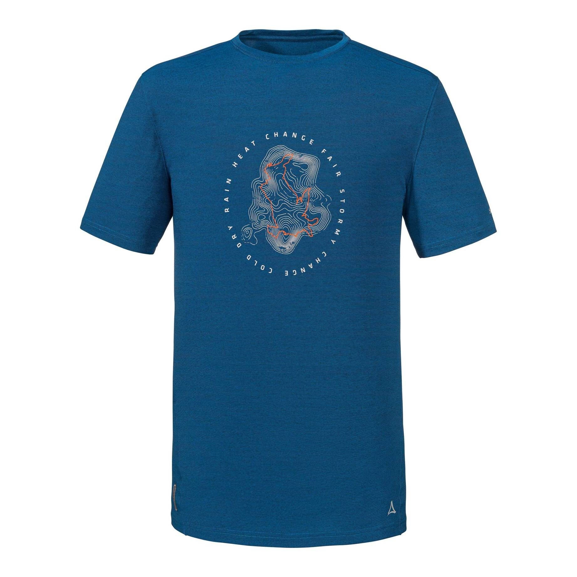 Schöffel T-Shirt Herren T-Shirt HOCHBERG (1-tlg) blau (296)
