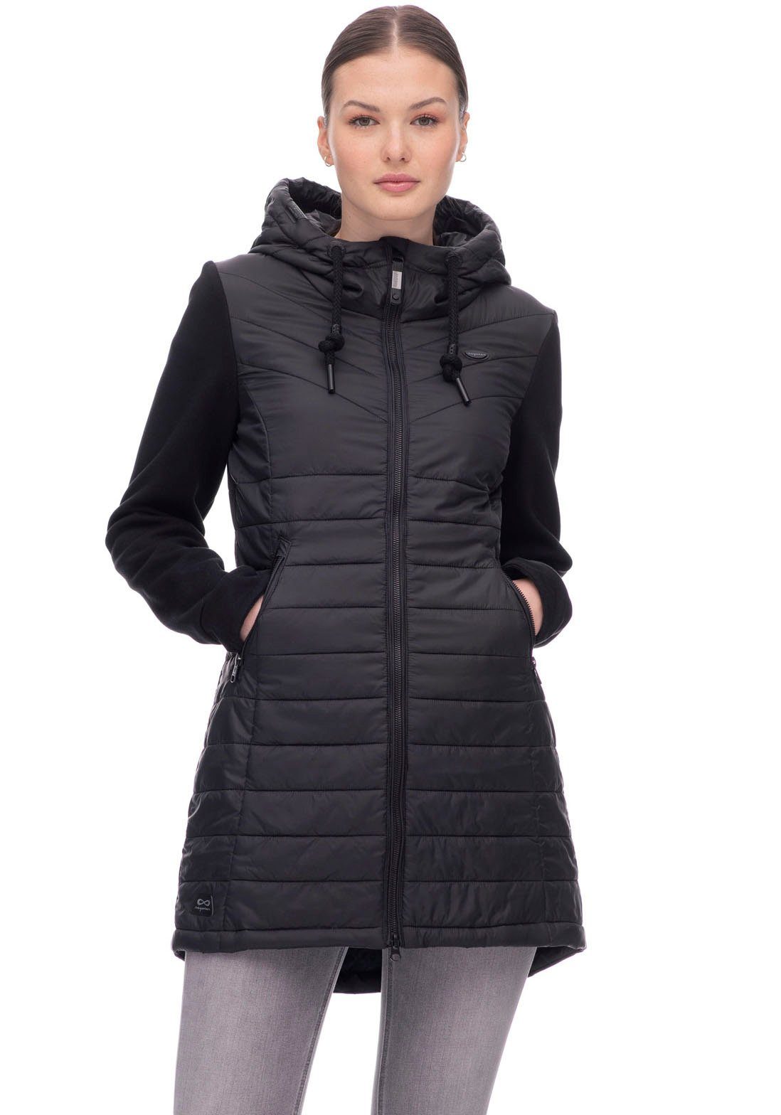 Steppjacke Ragwear LONG black LUCINDA