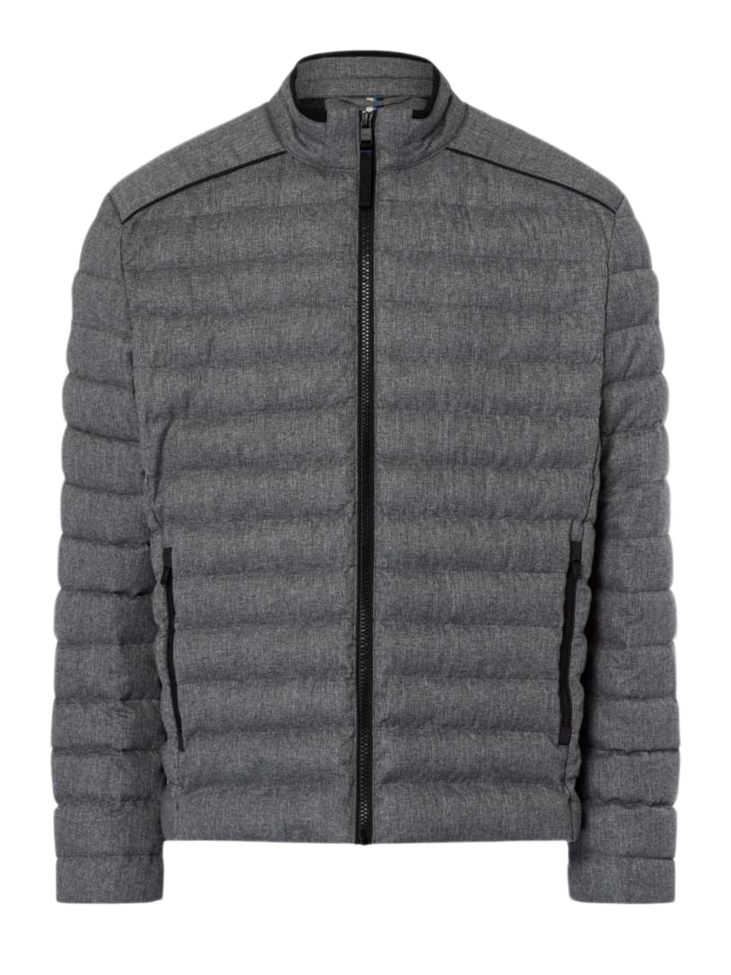 Brax Outdoorjacke grau,Outdoor,Polyester,Unifarben,Stehkragen,Lang,Regular Fit