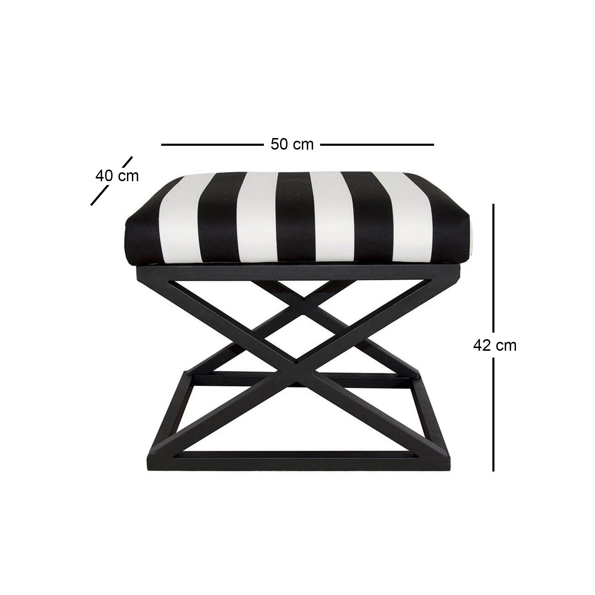 Skye Decor Pouf Frame: 100% METAL, 42 cm x 40 cm x 50 cm N1209 günstig online kaufen