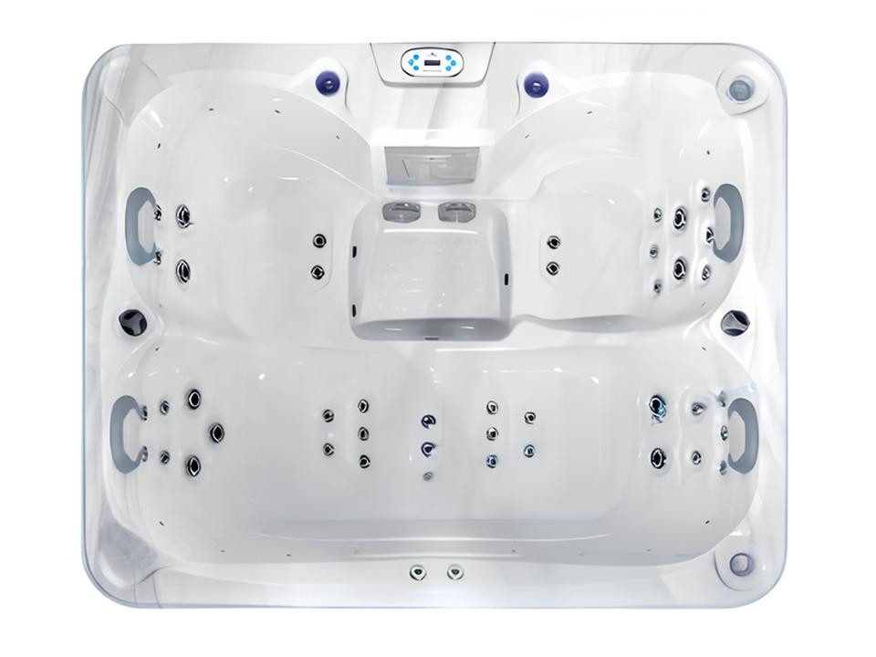 JVmoebel Whirlpool-Badewanne Whirlpool Blubberbad aus Acryl in Weiß mit Massagefunktion, Made in Europe