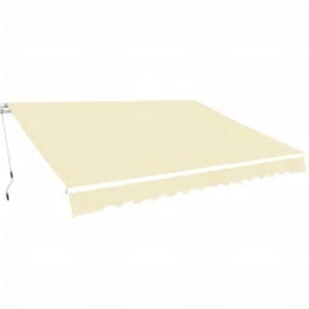 vidaXL Markise Gelenkarmmarkise 600 cm Cremeweiß (1-St)