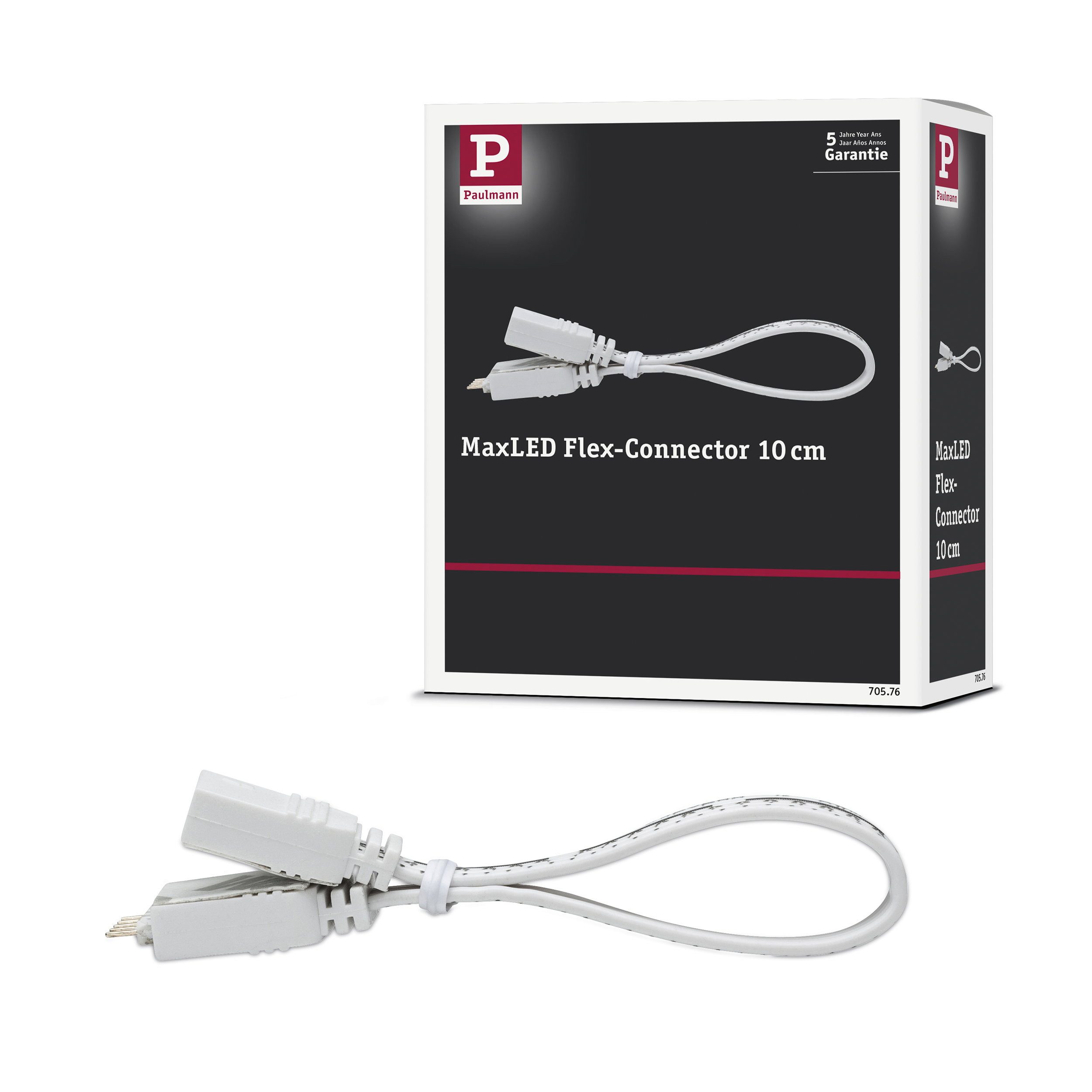 Paulmann MaxLED Zubehör Verbinder Flex-Verbinder Weiß Lampen-Verbindungskabel, (0.001 cm)